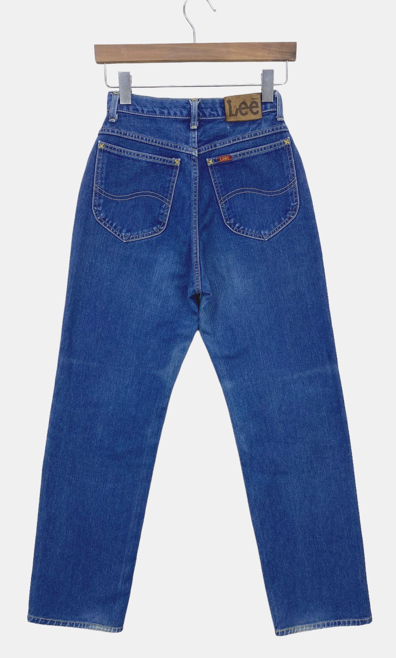 image of Distressed Denim x Lee 90's Lee Riders Denim Jeans Medium Blue Wash Jeans, Women's (Size 24)