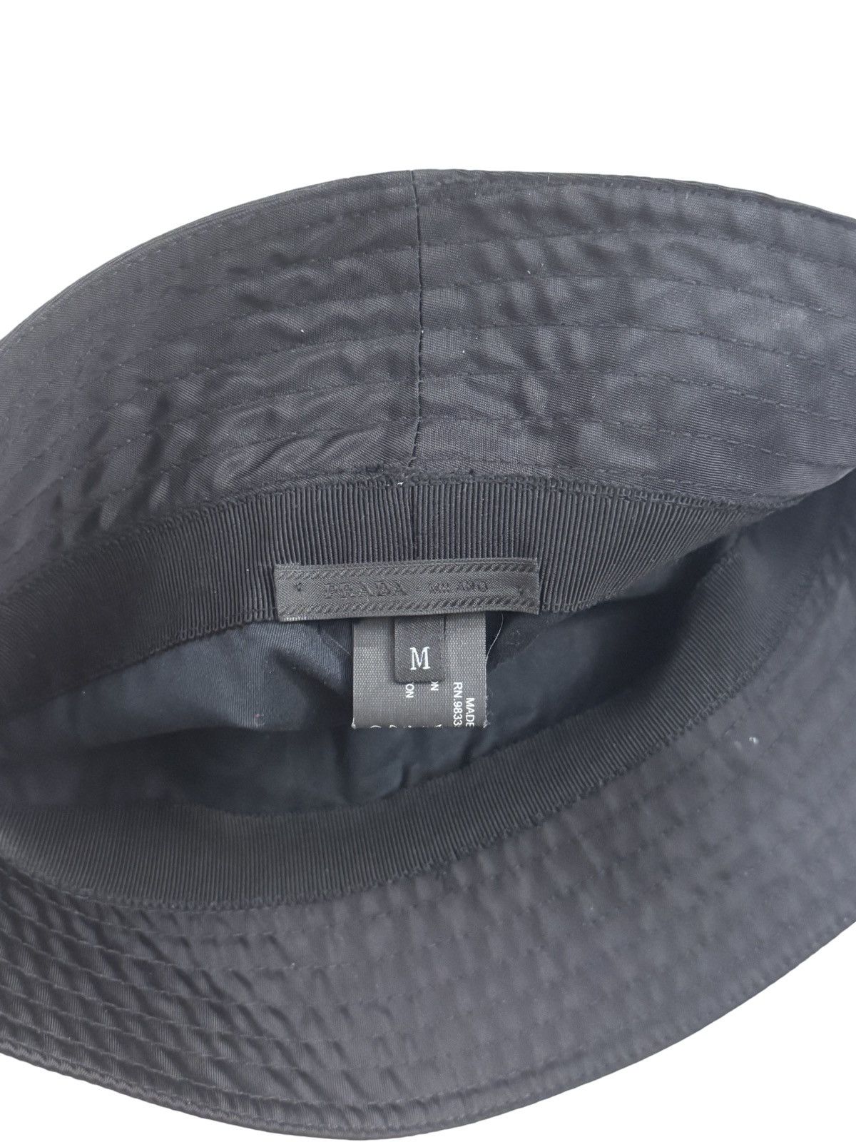 Prada 🔥925$ Prada Re-Nylon bucket hat/Prada Logo Nylon Bucket Hat Size ONE SIZE - 7 Thumbnail