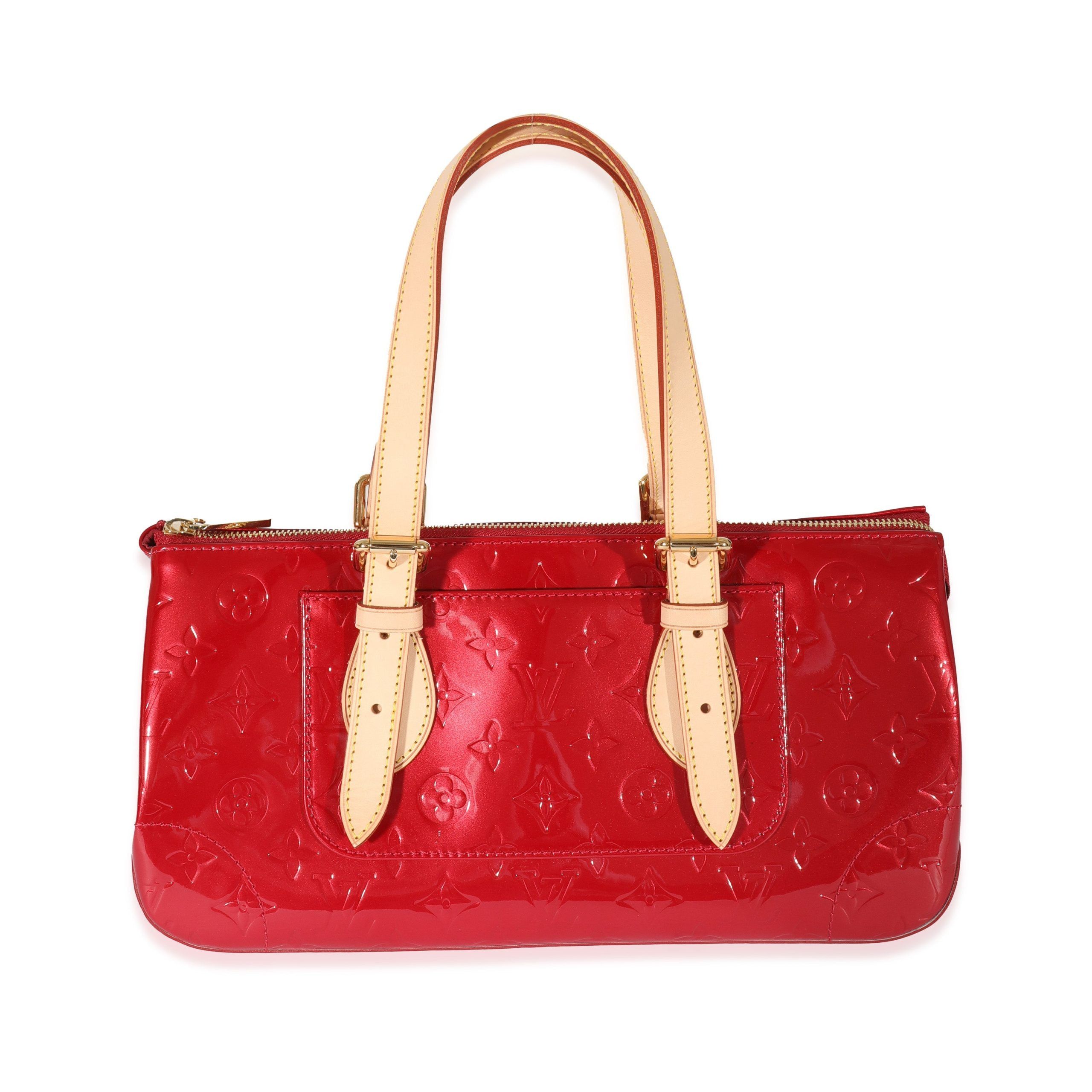 image of Louis Vuitton Red Monogram Vernis Rosewood Avenue, Women's