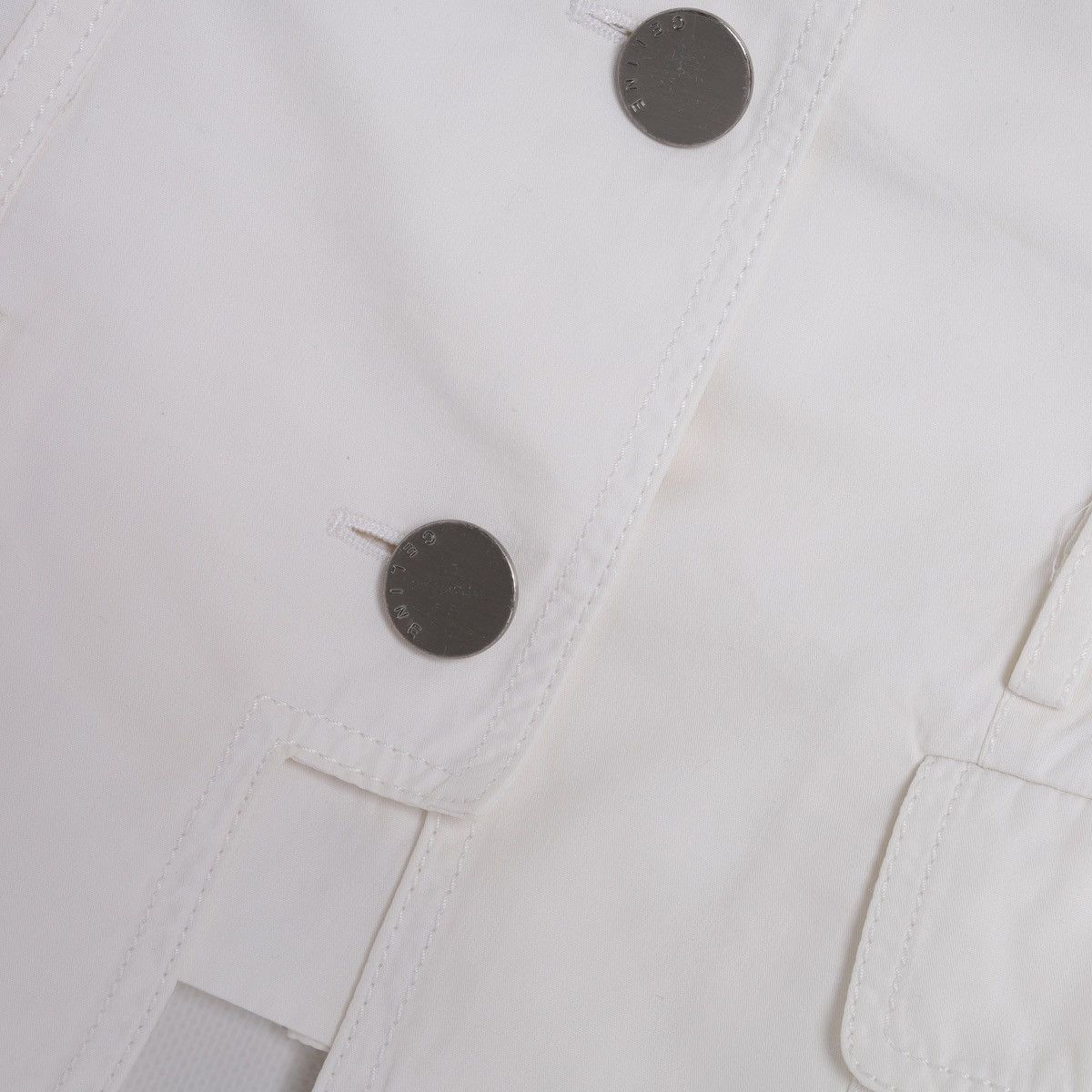 Celine Celine White Cotton Blazer Jacket size 40 Size M / US 6-8 / IT 42-44 - 15 Thumbnail