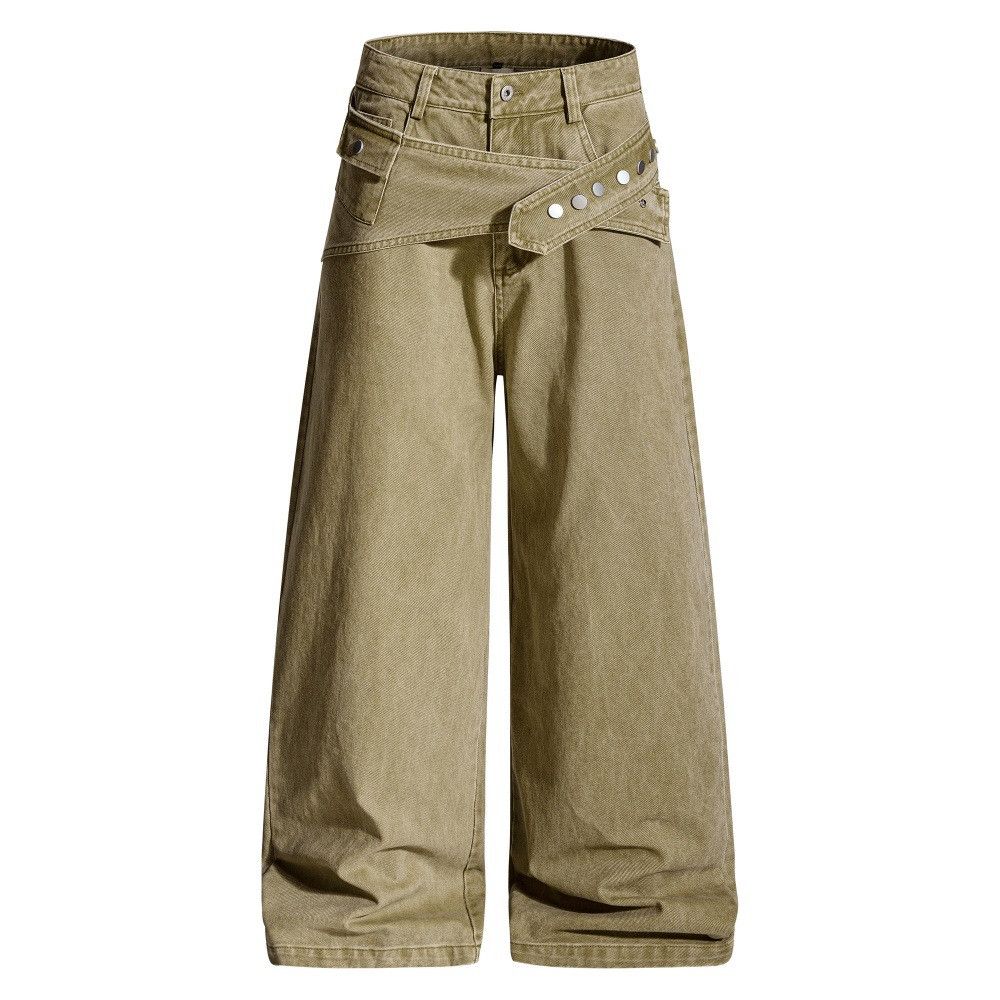 Vintage Men's Retro Distressed Washed Casual Hippie Trendy Trousers Size US 32 / EU 48 - 1 Thumbnail