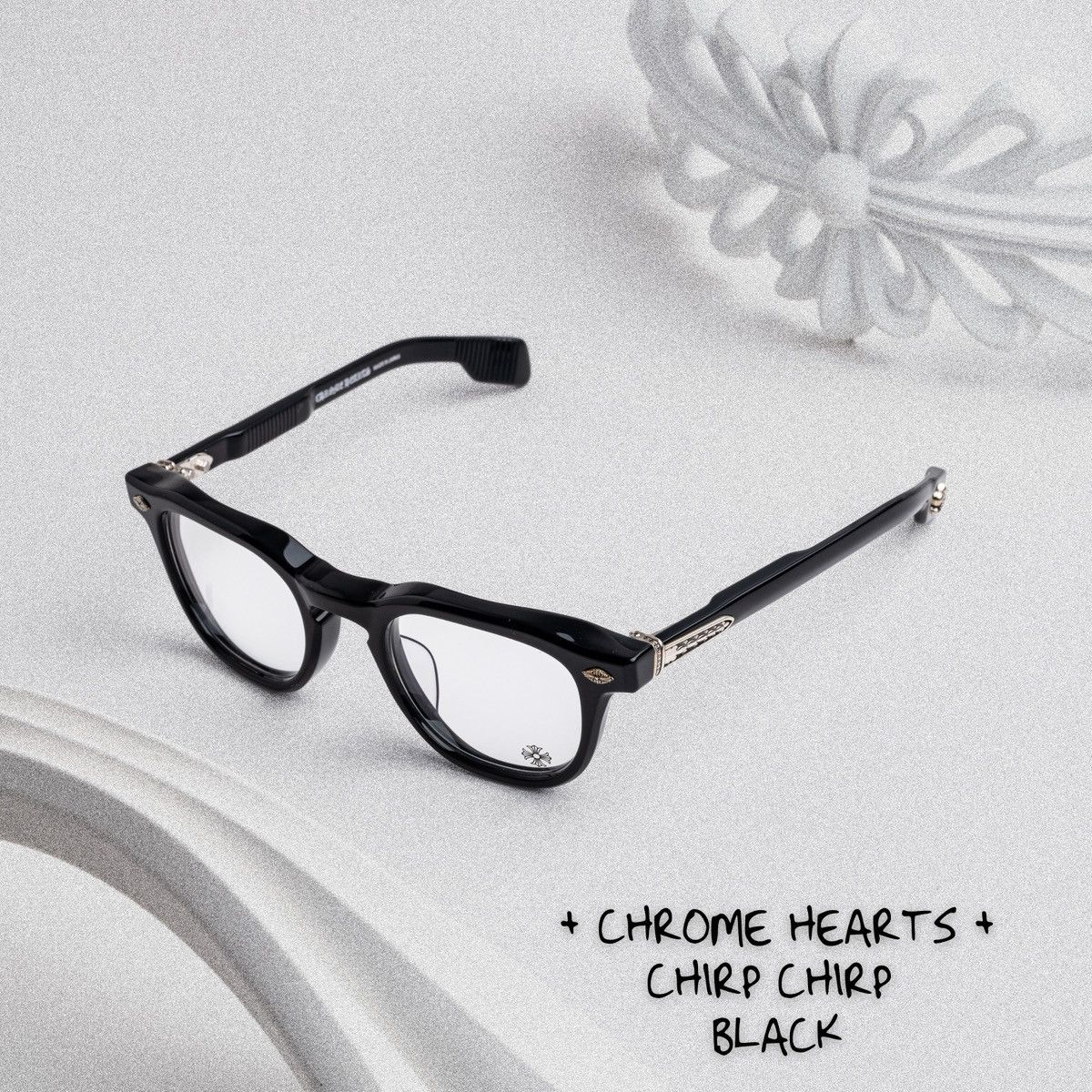 Chrome Hearts CHROME HEARTS CHIRP CHIRP BLACK GLASSES Size ONE SIZE - 1 Thumbnail