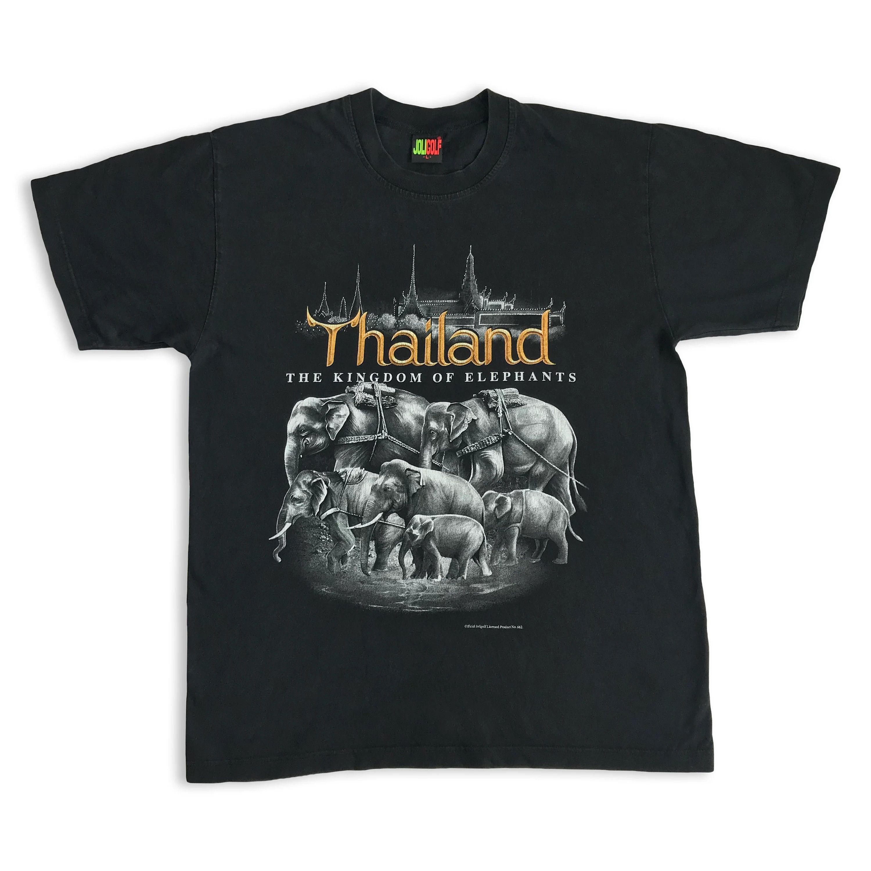 Vintage Vintage Y2K THAILAND T Shirt Elephants Tee Joli Golf Asia Size US L / EU 52-54 / 3 - 2 Thumbnail