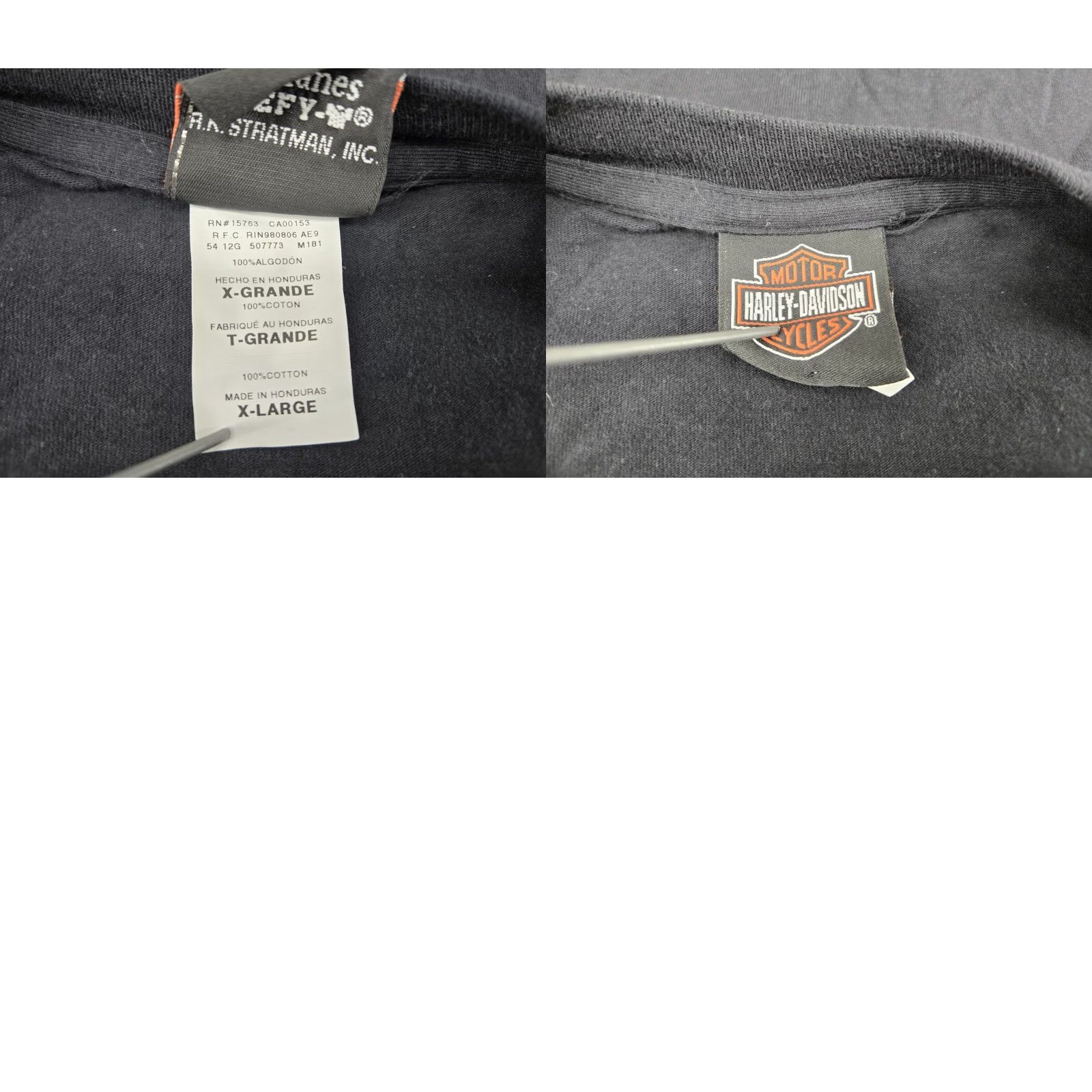 Harley Davidson Harley-Davidson Motorcycles Life Begins Pelham Alabama Black Shirt XL Men Short Sleeve Crew Neck Graphic Print T-Shirt Size US XL / EU 56 / 4 - 9 Thumbnail