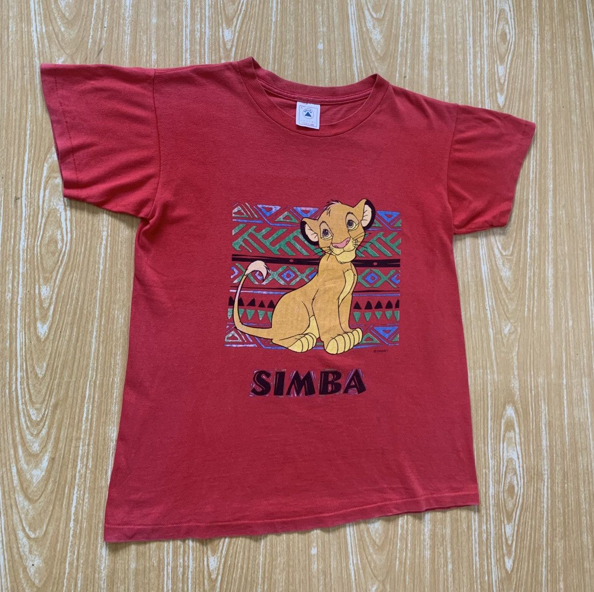 Disney × Vintage Vintage 90s Simba The Lion King Movie, Size L For Youth Tee Size US L / EU 52-54 / 3 - 3 Thumbnail