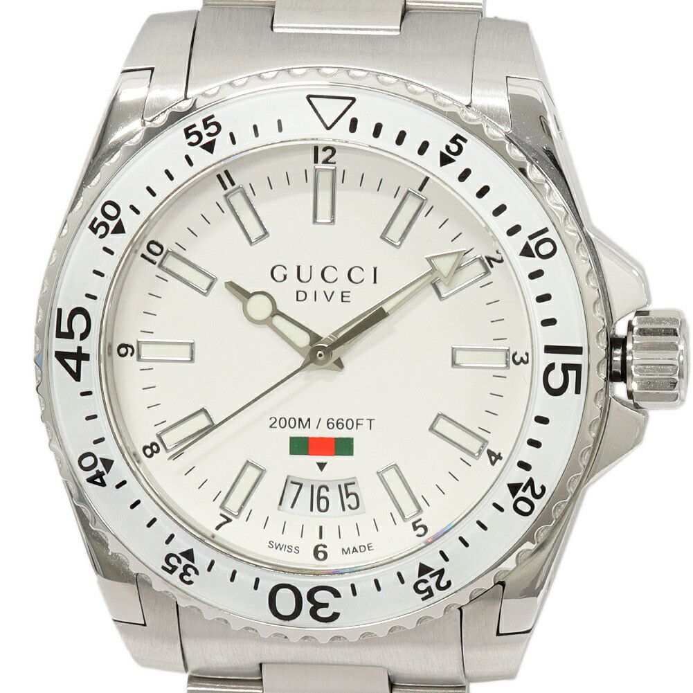 Gucci Gucci Dive Stainless Steel Metal Quartz YA136302