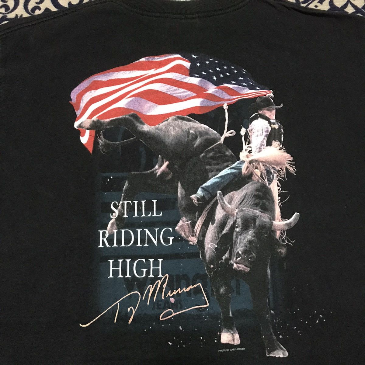 Vintage × Wrangler VINTAGE WRANGLER STILL RIDING HIGH TY MURRAY RARE TEE Size US M / EU 48-50 / 2 - 2 Thumbnail