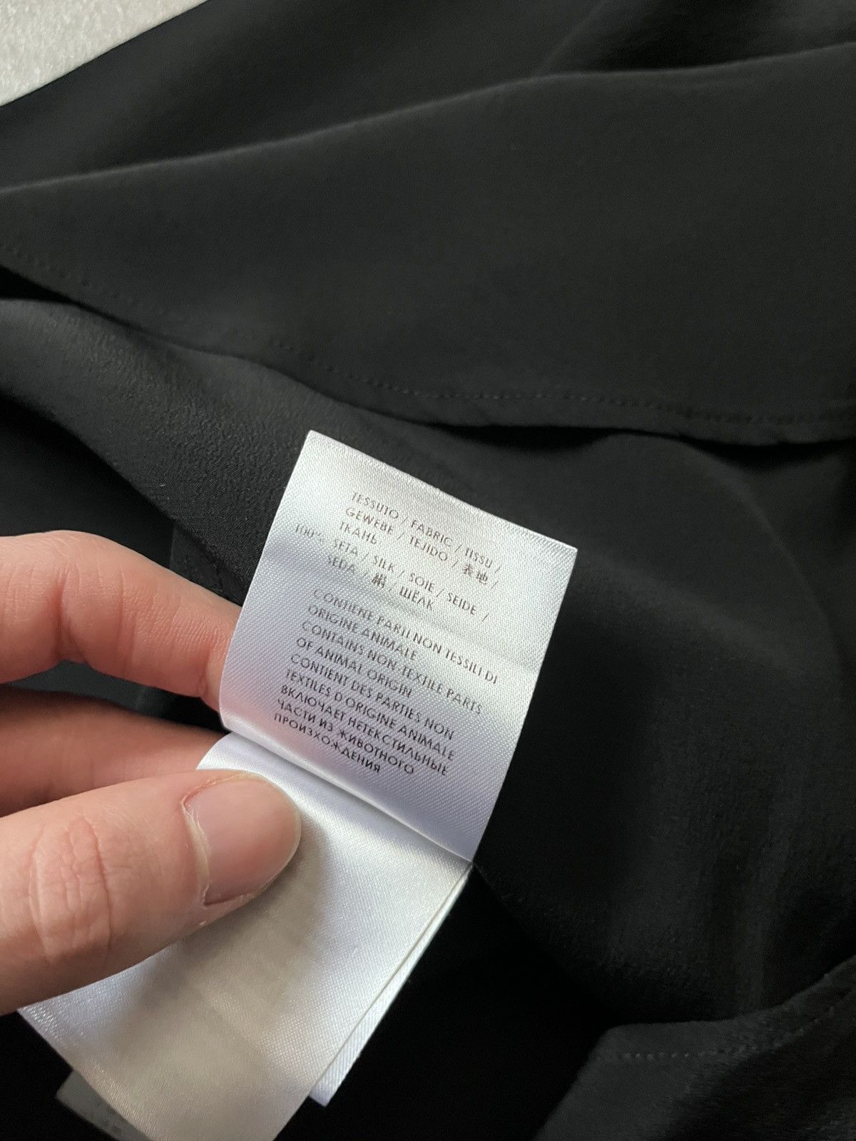 Gucci Gucci double collar silk shirt women black Size M / US 6-8 / IT 42-44 - 8 Thumbnail