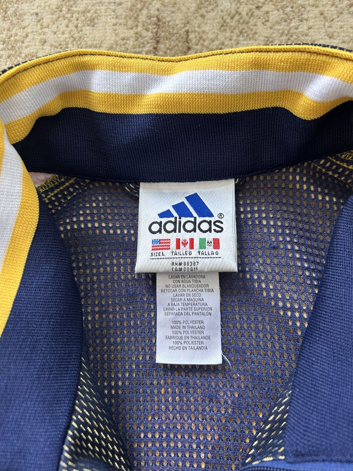 Adidas Vintage 90s Adidas Basketball Retro Track Suit Size US 34 / EU 50 - 9 Thumbnail