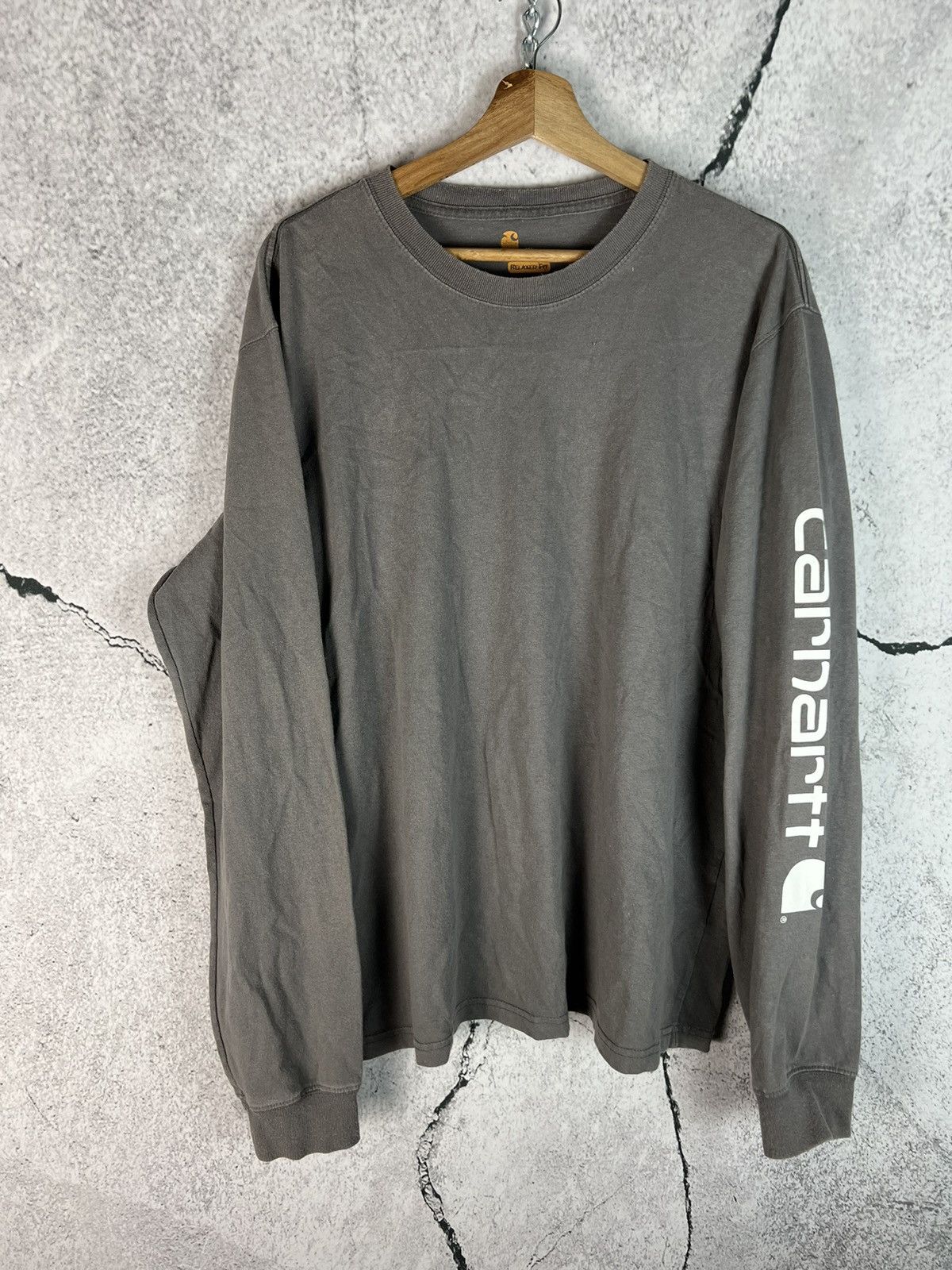 Carhartt Carhartt Faded Long Sleeve Work Tee Size US XL / EU 56 / 4 - 1 Thumbnail