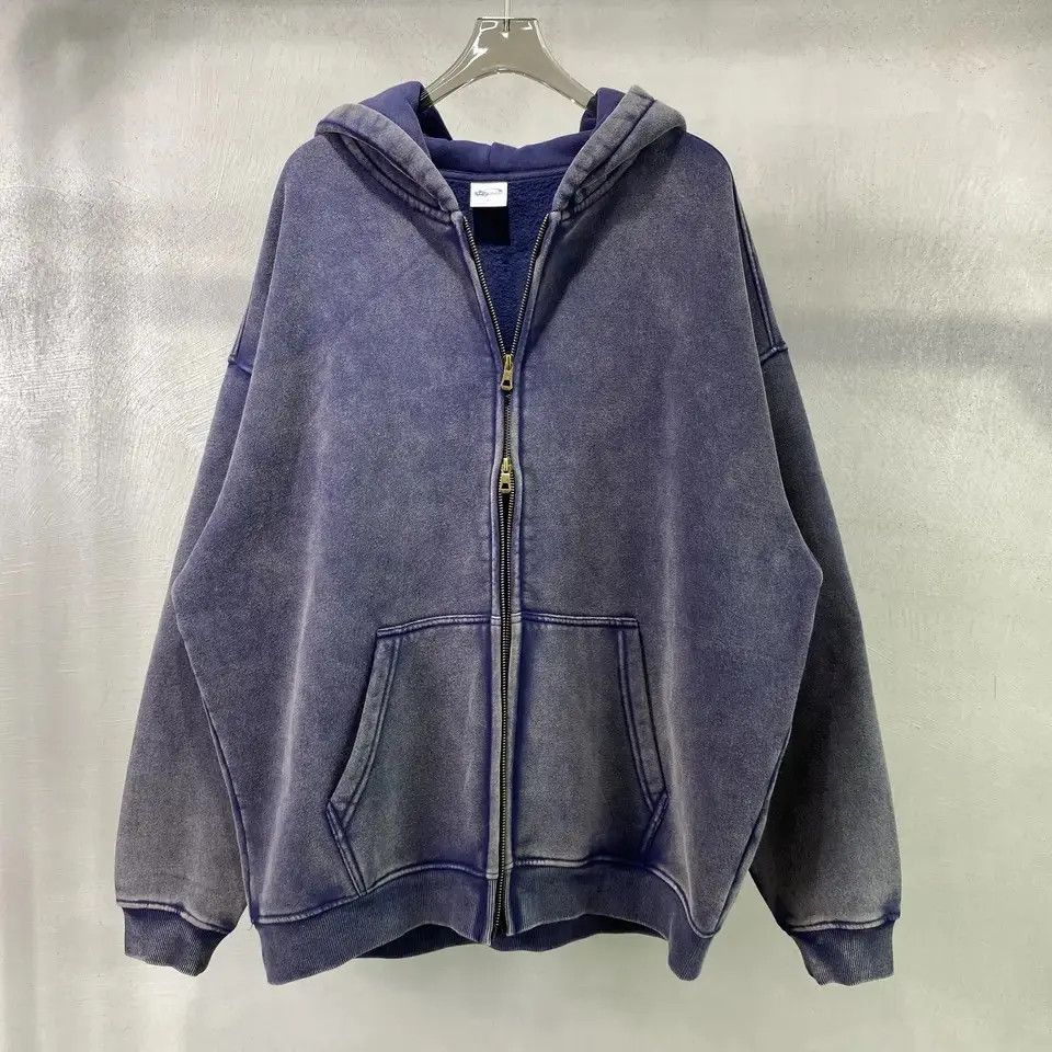 Japanese Brand × Vintage Fleece Zipper Hoodie Size US M / EU 48-50 / 2 - 1 Thumbnail