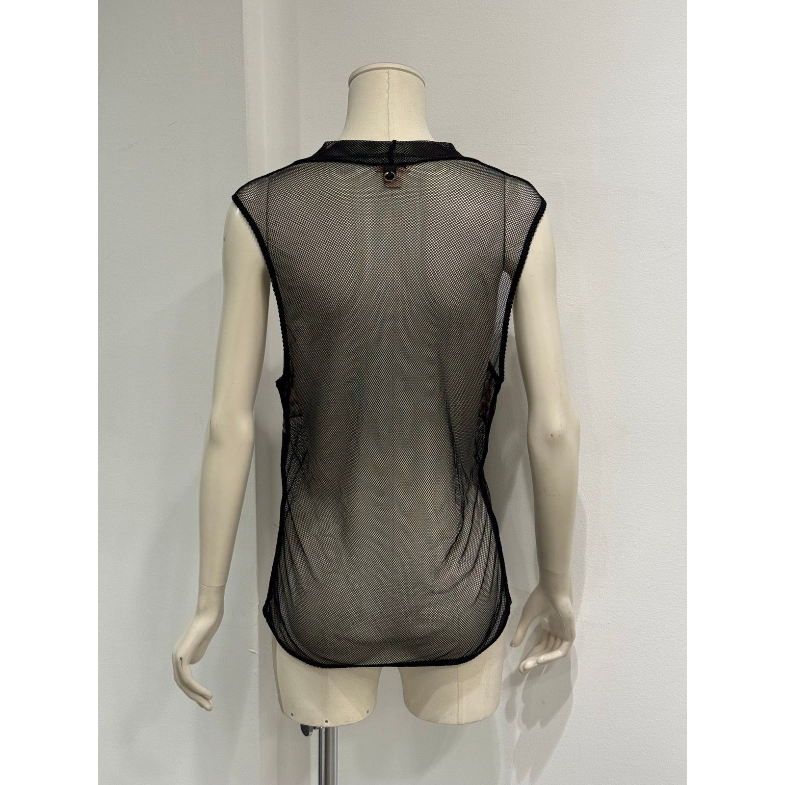 Roberto Cavalli 2000s Roberto Cavalli leopard sheer tank top Size L / US 10 / IT 46 - 3 Thumbnail