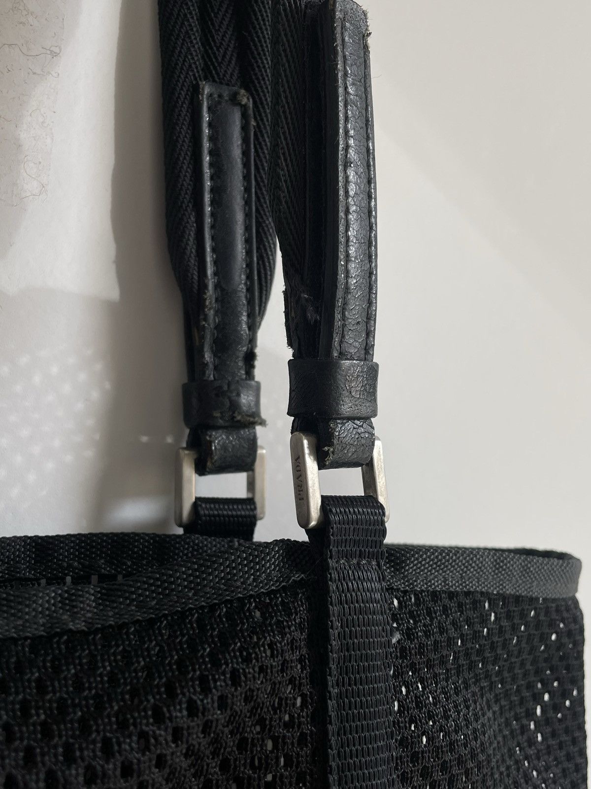 Prada Prada Bag Hand 1999 Tote Wallet Nylon Leather Sport Vintage Size ONE SIZE - 11 Thumbnail