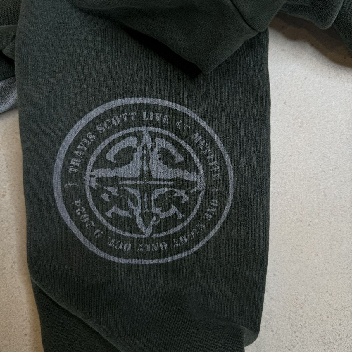 Travis Scott Travis Scott Met Life Hoodie II Washed Green SIZE MEDIUM Size US M / EU 48-50 / 2 - 7 Thumbnail