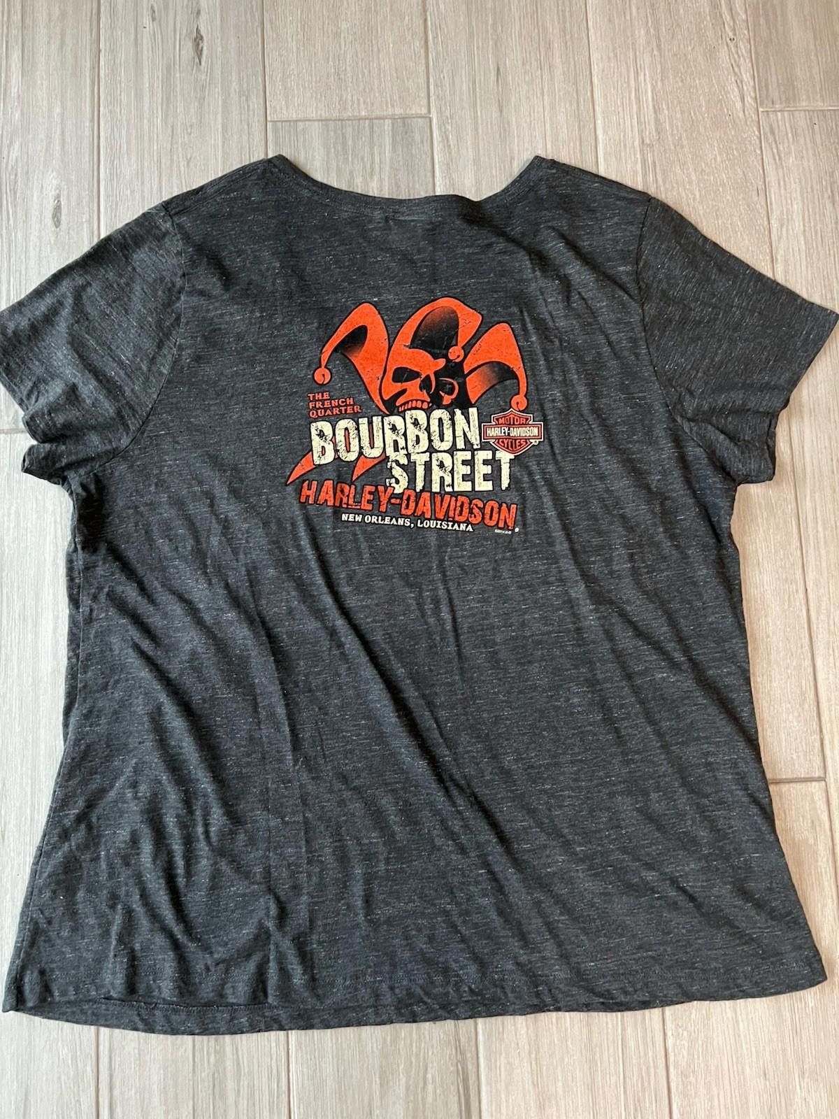 Harley Davidson Harley Davidson Bourbon Street New Orleans LA Sz 1X Size XL / US 12-14 / IT 48-50 - 4 Thumbnail