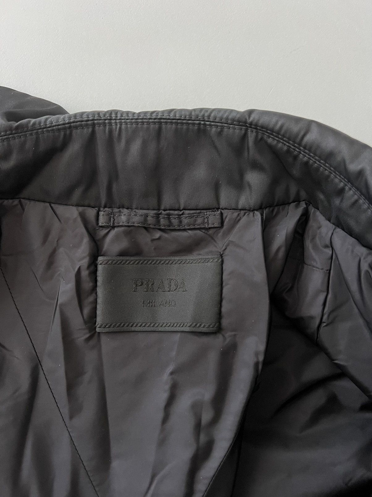 Prada Prada Black Nylon Padded Coat Size US M / EU 48-50 / 2 - 5 Thumbnail