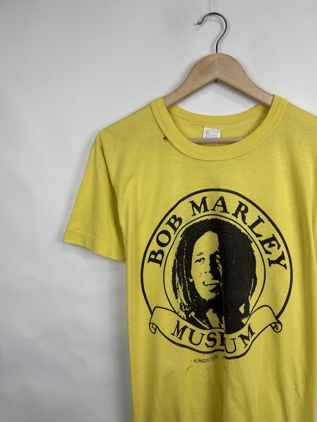 Bob Marley 🇯🇲 Vintage 80s Bob Marley Museum Rastafari Haile Selassie Size US M / EU 48-50 / 2 - 3 Thumbnail