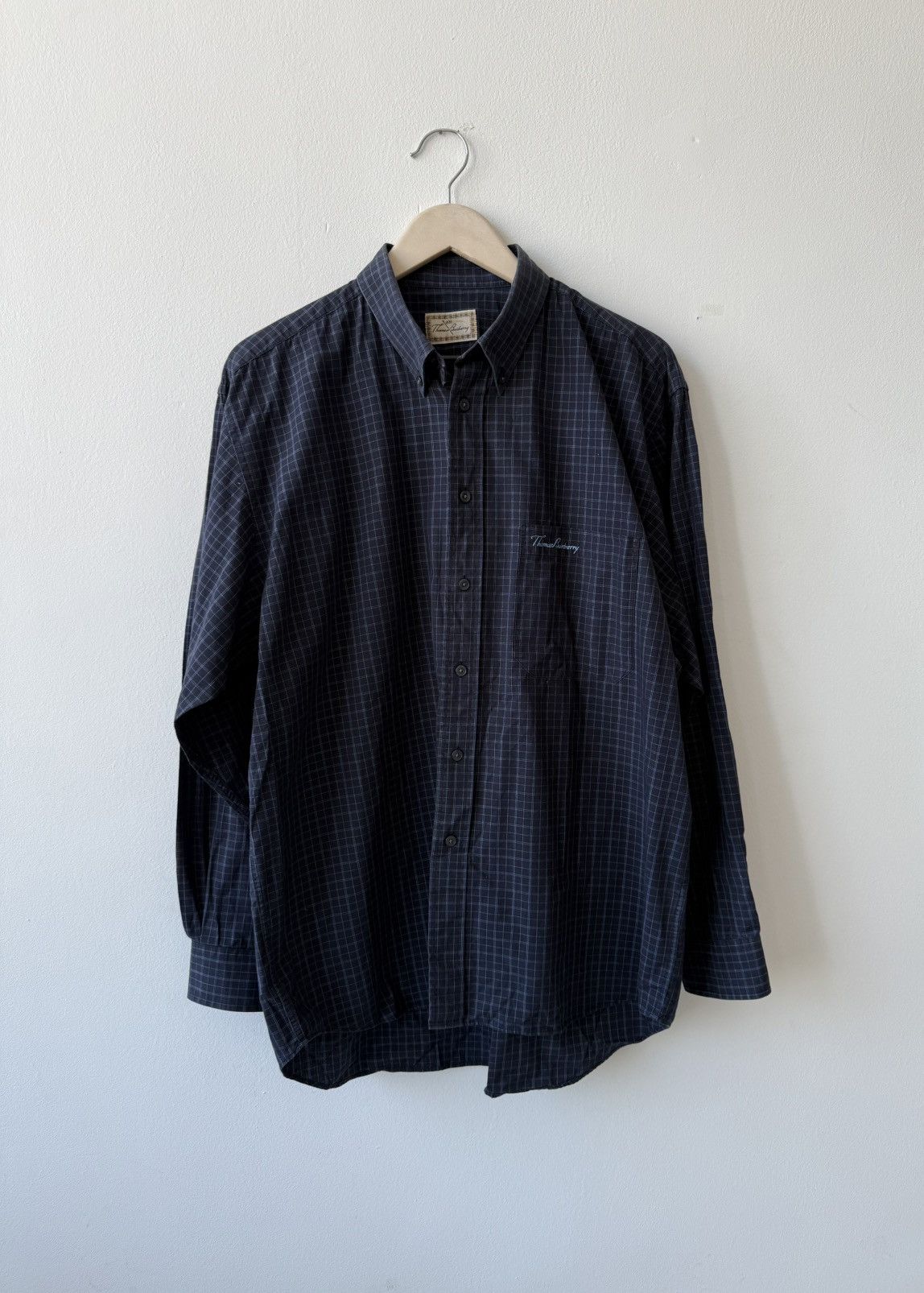 Burberry Thomas Burberry Vintage Mens Chek Shirts Size US XL / EU 56 / 4 - 1 Thumbnail