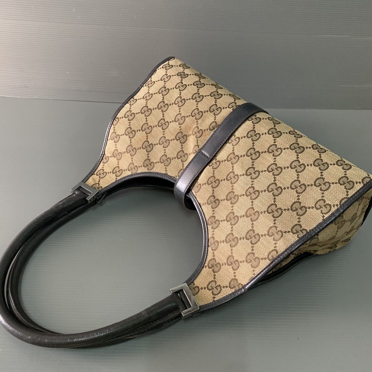 Gucci Gucci Jackie Monogram Hobo Bag Size ONE SIZE - 2 Thumbnail