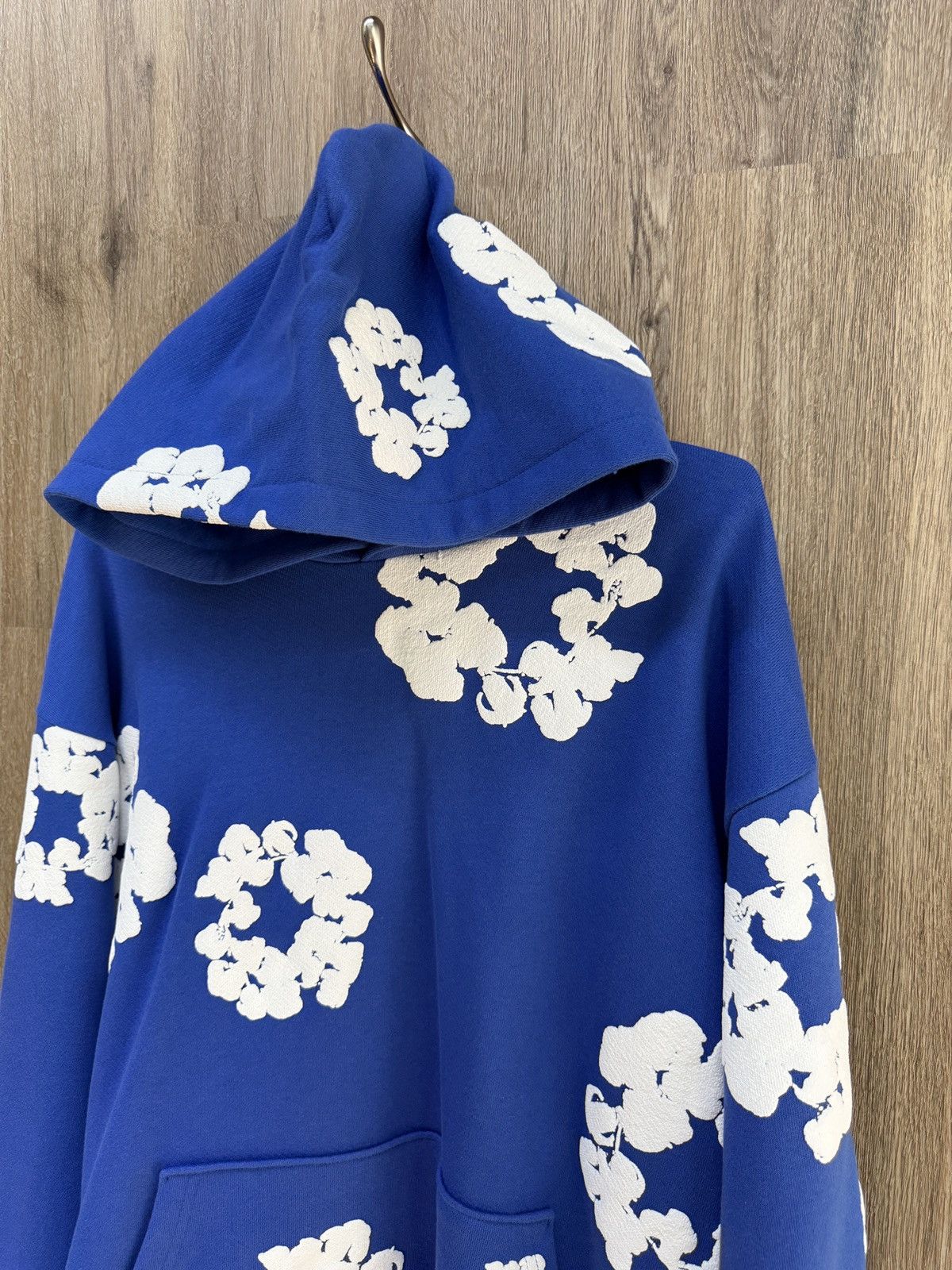DENIM TEARS Denim Tear Baby Blue Flower Hoodie Size US L / EU 52-54 / 3 - 3 Thumbnail