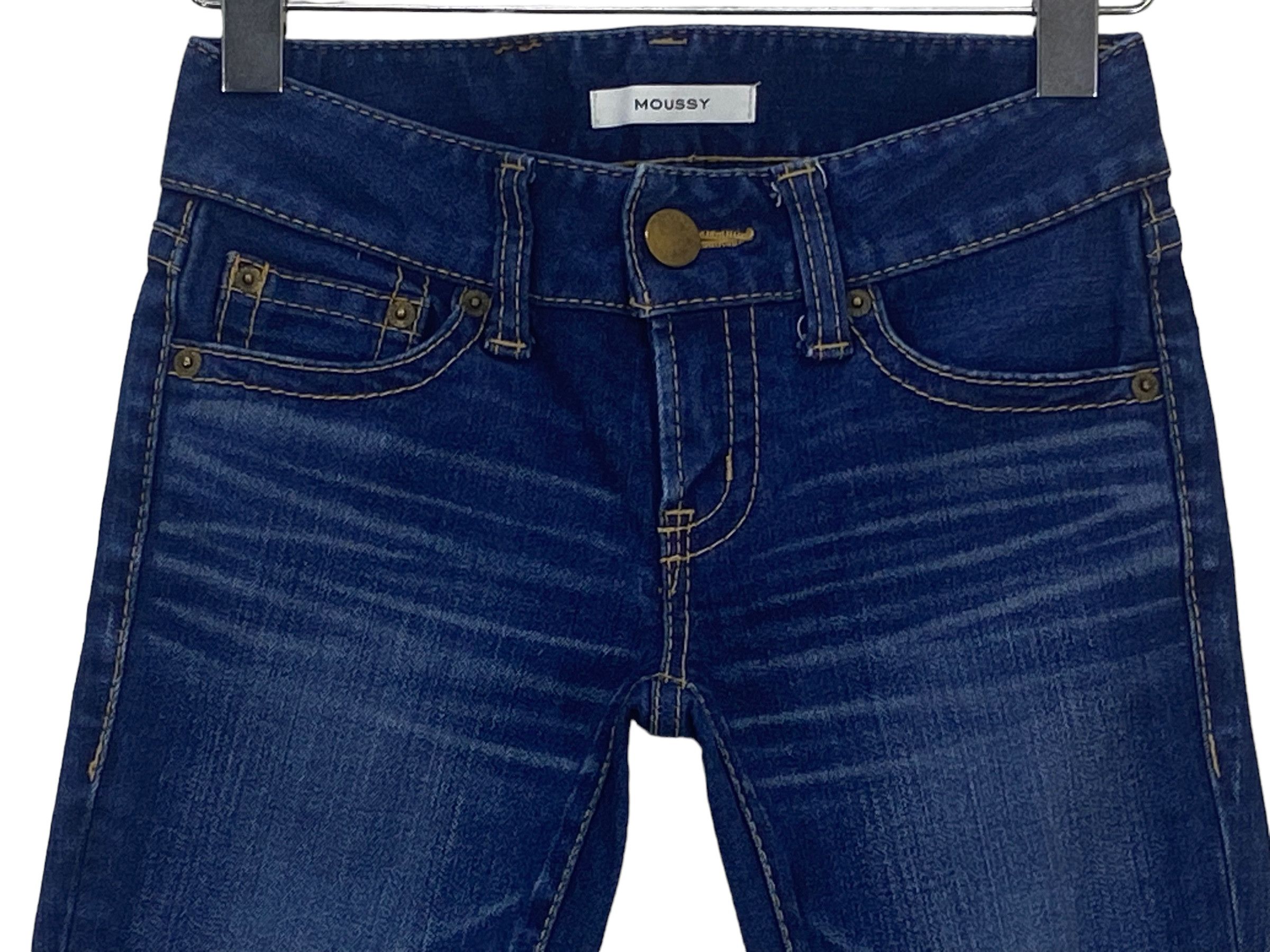 Japanese Brand × MOUSSY Moussy Jeans Skinny Jeans Low Rise Jeans Size 23" - 3 Thumbnail