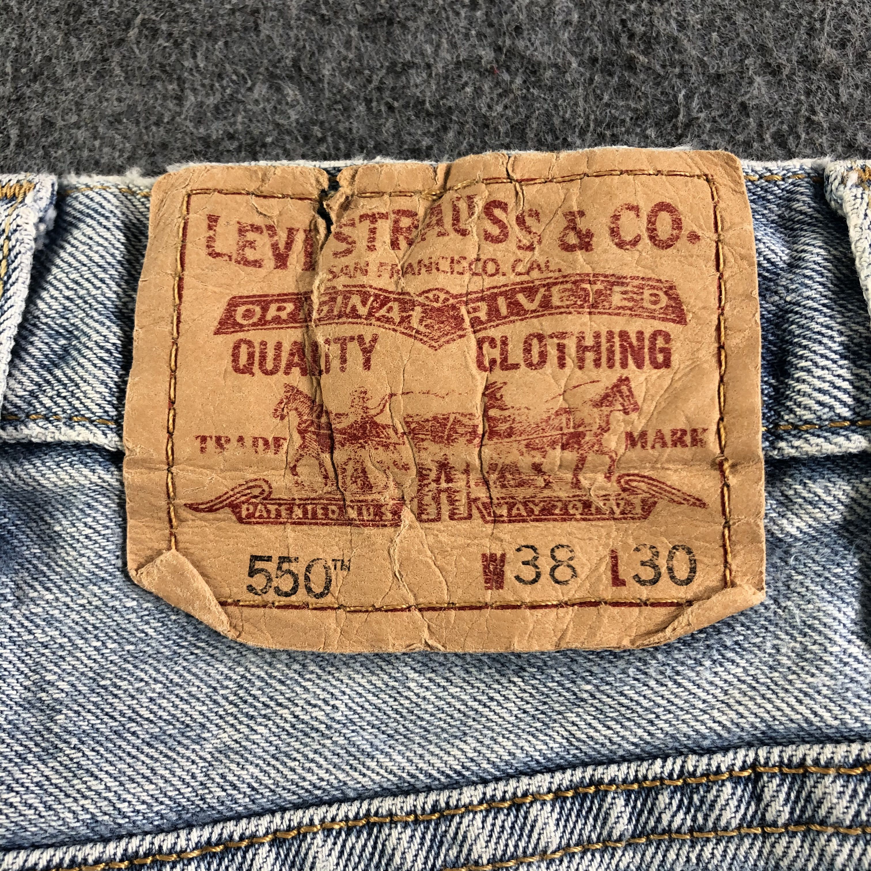 Levi's Vintage Light Wash Levis 550 Jeans-J3162 Size US 38 / EU 54 - 5 Thumbnail