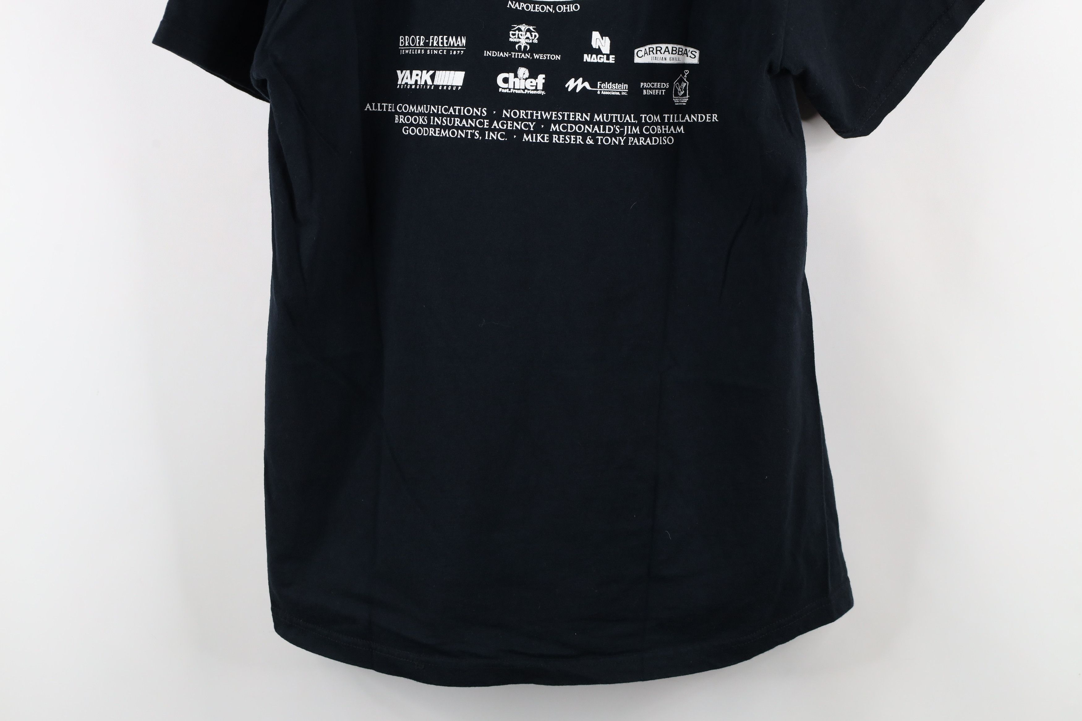 Harley Davidson × Vintage Vintage Harley Davidson Red Shoe Biker Ball T-Shirt Black Size US M / EU 48-50 / 2 - 13 Thumbnail