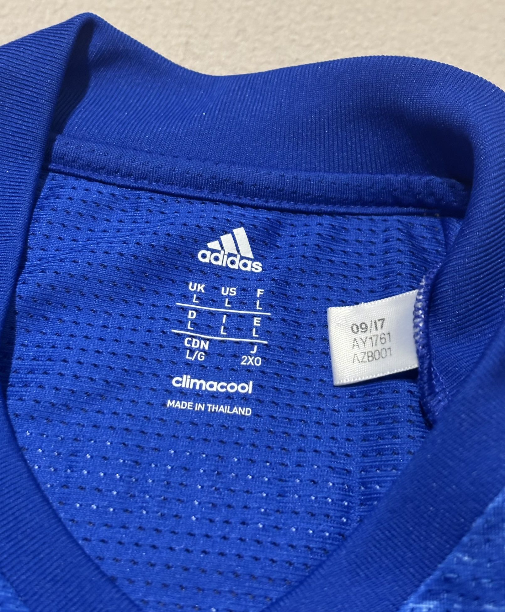 Adidas FC Luzern 2017/2018 Adidas #4 Player Issue Football Jersey Size US L / EU 52-54 / 3 - 16 Thumbnail