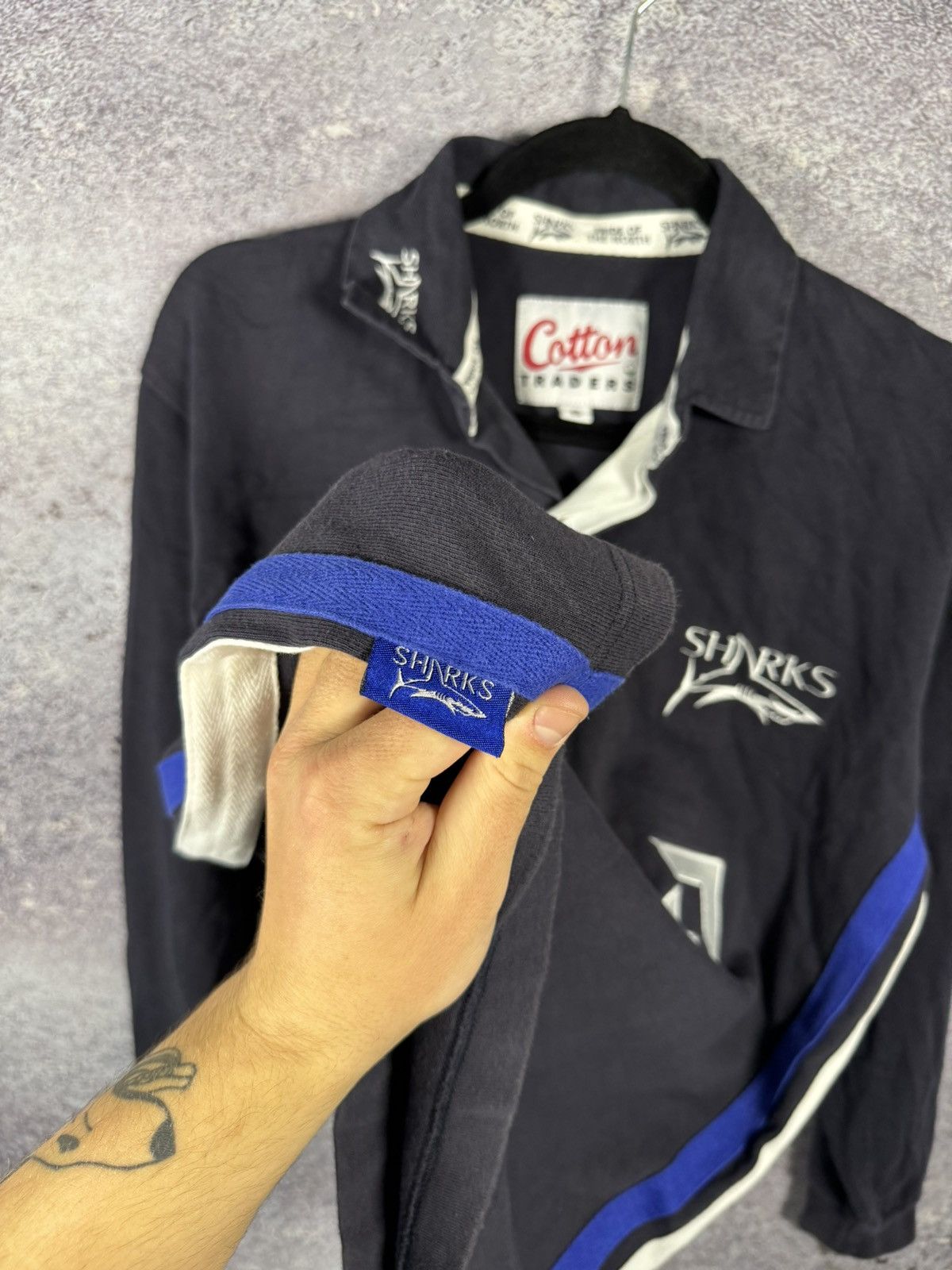 Cotton Traders × Vintage Vintage Sale Sharks Rugby Jersey Large Cotton Traders 2004 Size US S / EU 44-46 / 1 - 10 Thumbnail