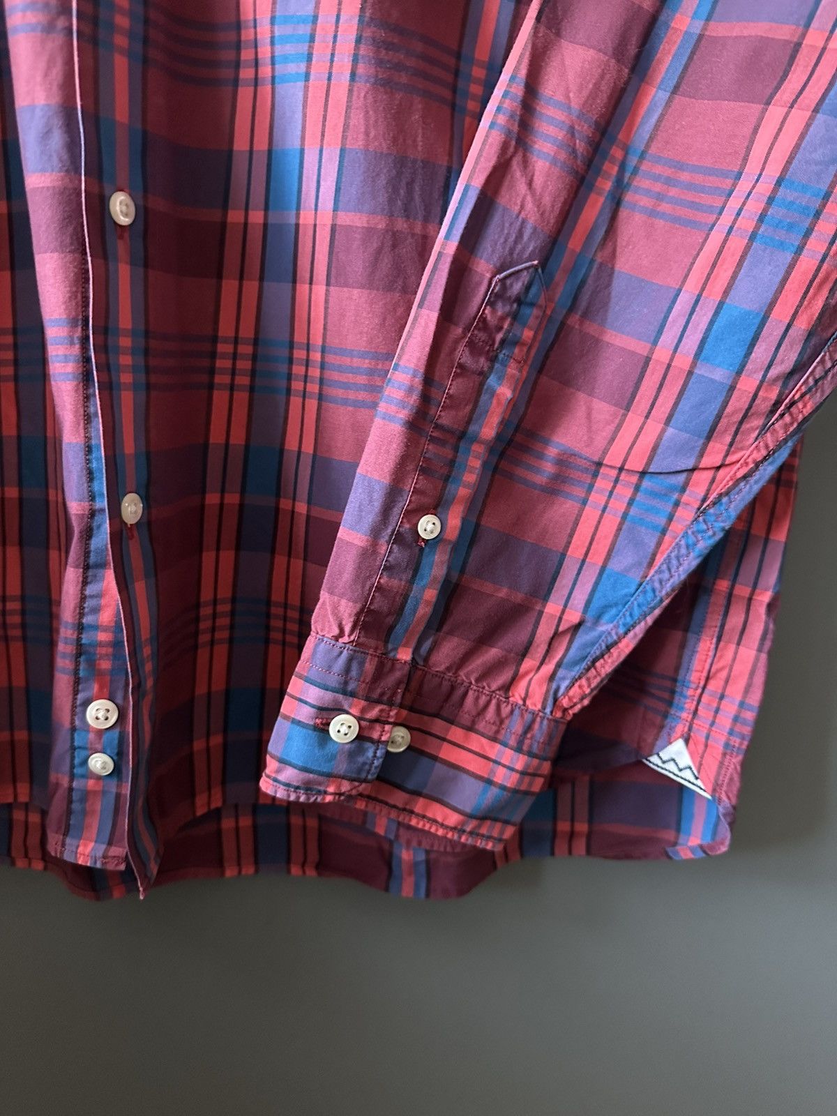 Lacoste Lacoste Live Check Cotton Shirt Size US L / EU 52-54 / 3 - 4 Thumbnail