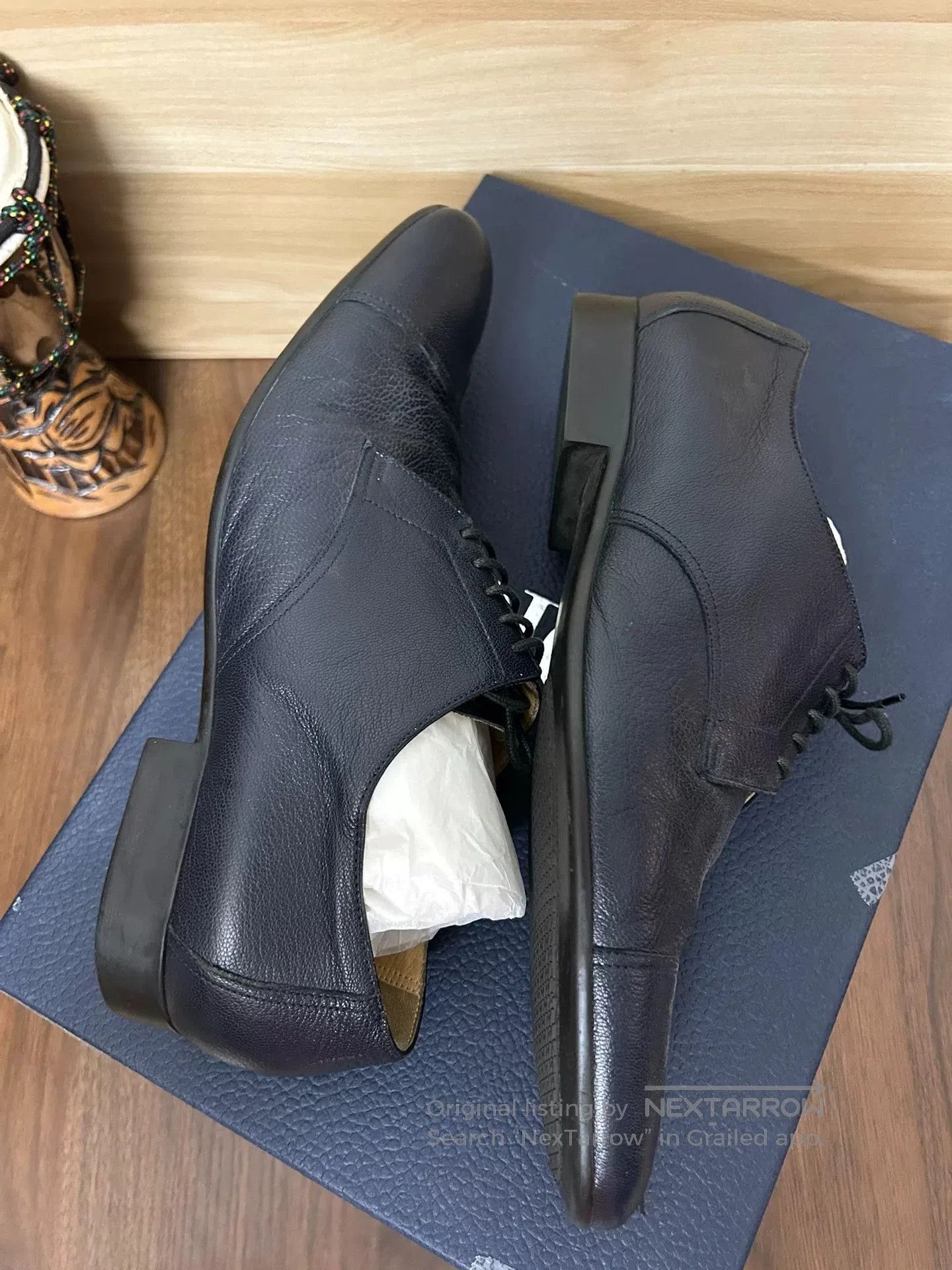 Hermes Hermes Men's Business Leather Shoes Size 41. Size US 8 / EU 41 - 5 Thumbnail