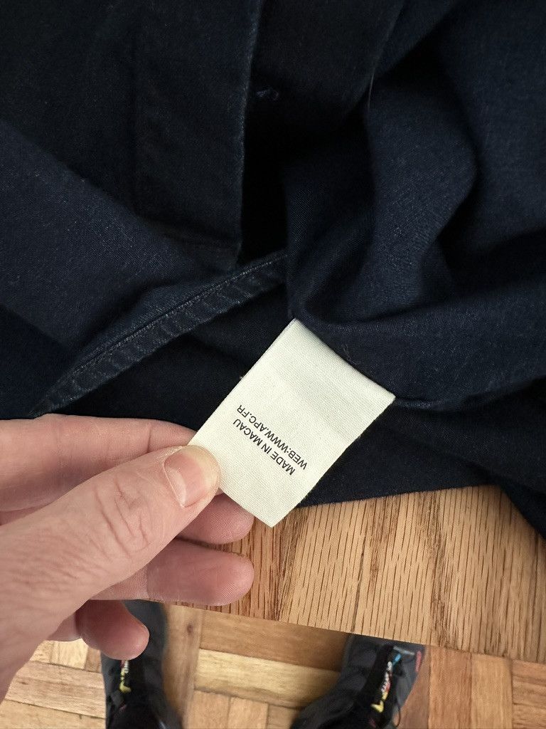 A.P.C. A.P.C. Navy Button-Down Shirt Size US S / EU 44-46 / 1 - 6 Thumbnail