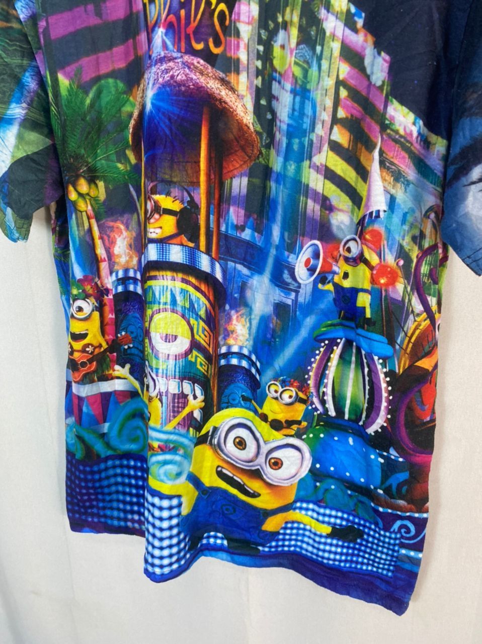 Universal Studios Minion illumination fullprint tshirt by universal studios Size US M / EU 48-50 / 2 - 4 Thumbnail