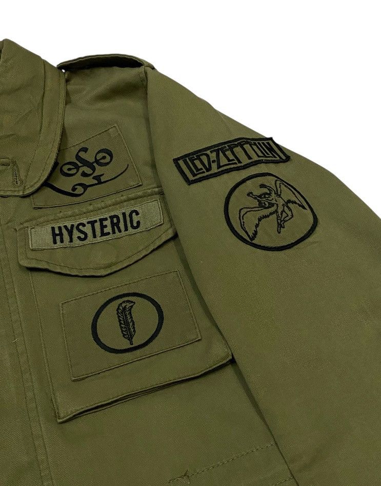 Hysteric Glamour × Led Zeppelin Hysteric Glamour X Led Zeppelin M-65 Military Field Jacket Size M / US 6-8 / IT 42-44 - 8 Thumbnail