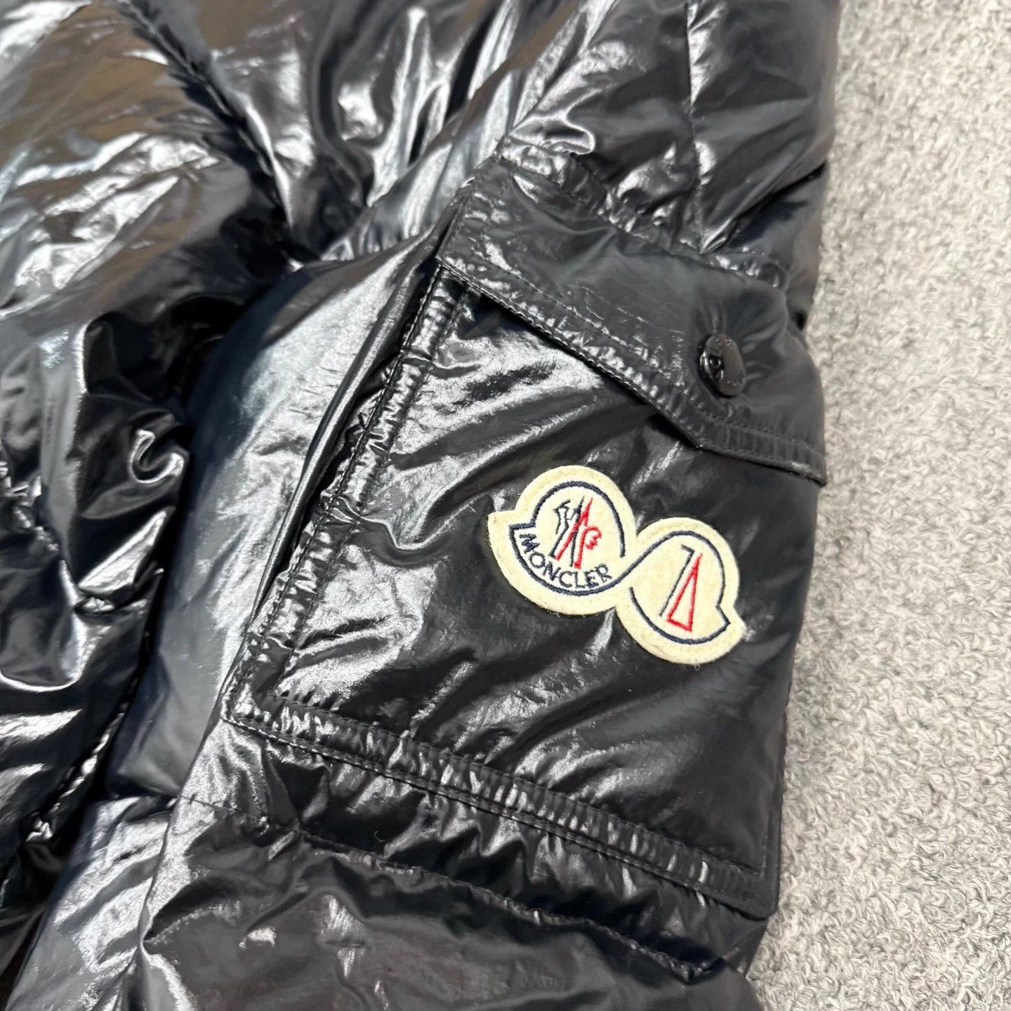 Moncler Moncler Maya 70th Anniversary Black Down Coat 6 Size US XXL / EU 58 / 5 - 3 Thumbnail