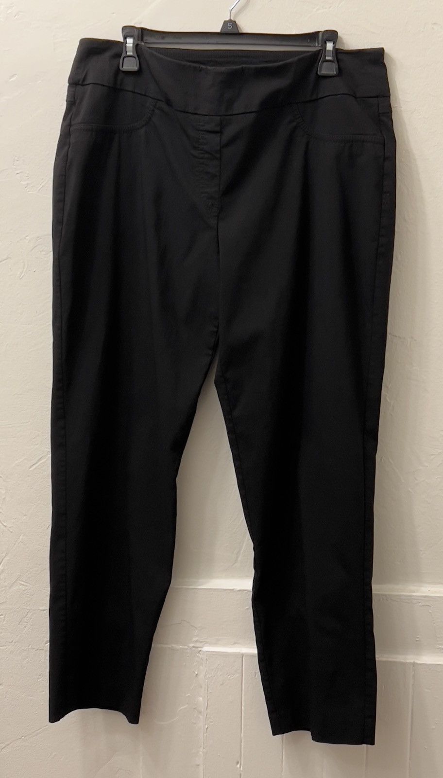 Other Ruby Rd Pull-On Short-Length Millennium Black Pants, Size 1X Size 38" / US 16 / IT 52 - 4 Thumbnail