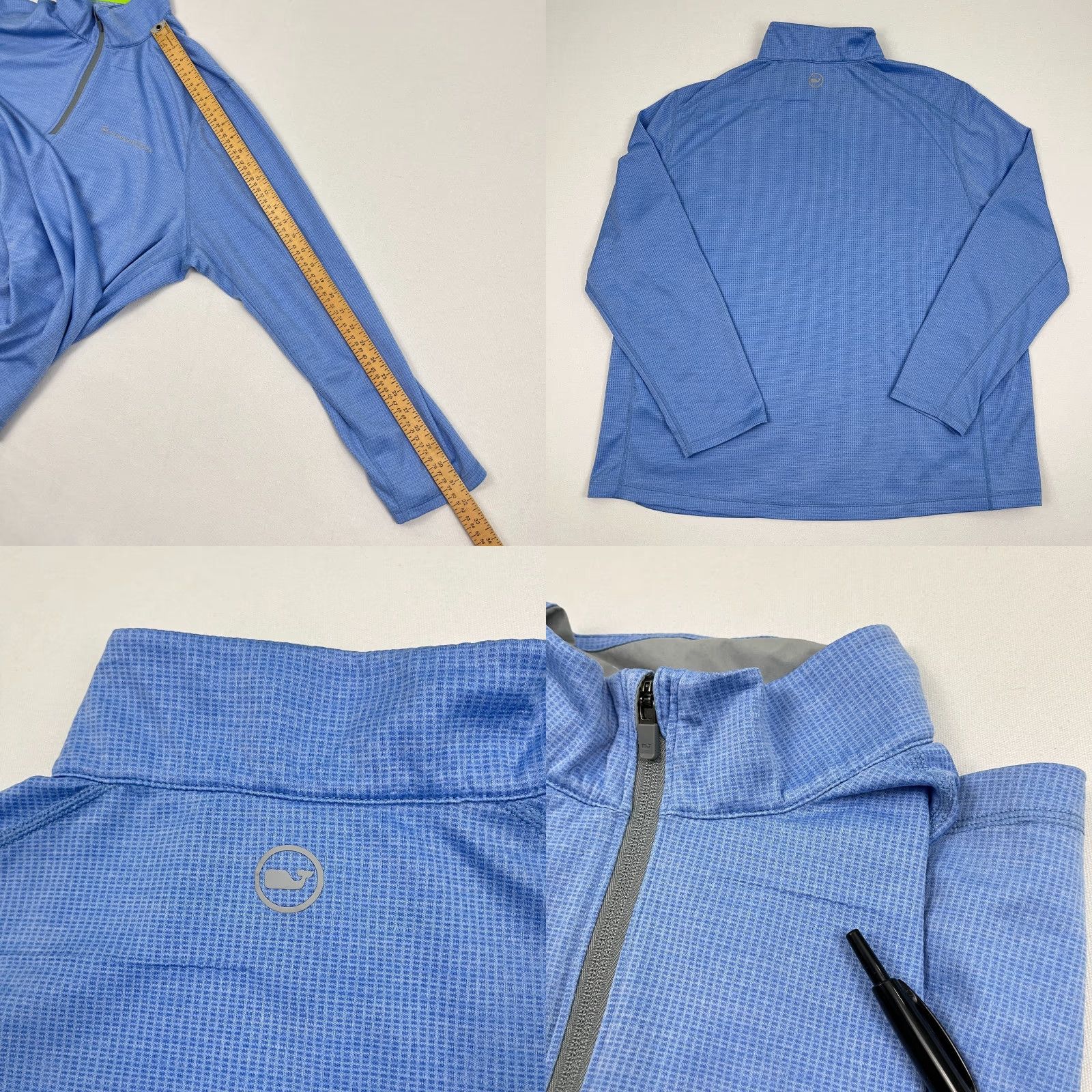 Vineyard Vines Vineyard Vines OTG On The Go Sankaty Performance Pullover Mens 2XL XXL Blue Golf Jacket Size US XXL / EU 58 / 5 - 8 Thumbnail