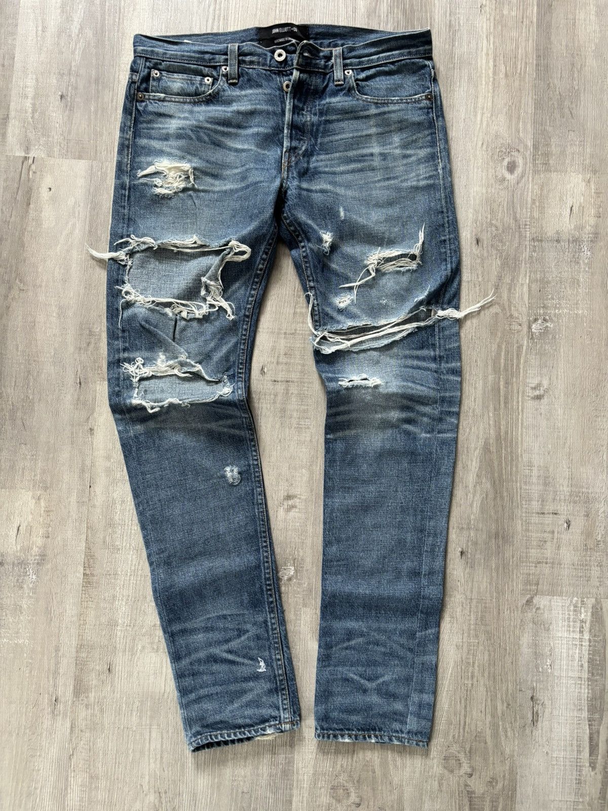 John Elliott John Elliott Denim Size US 30 / EU 46 - 1 Thumbnail