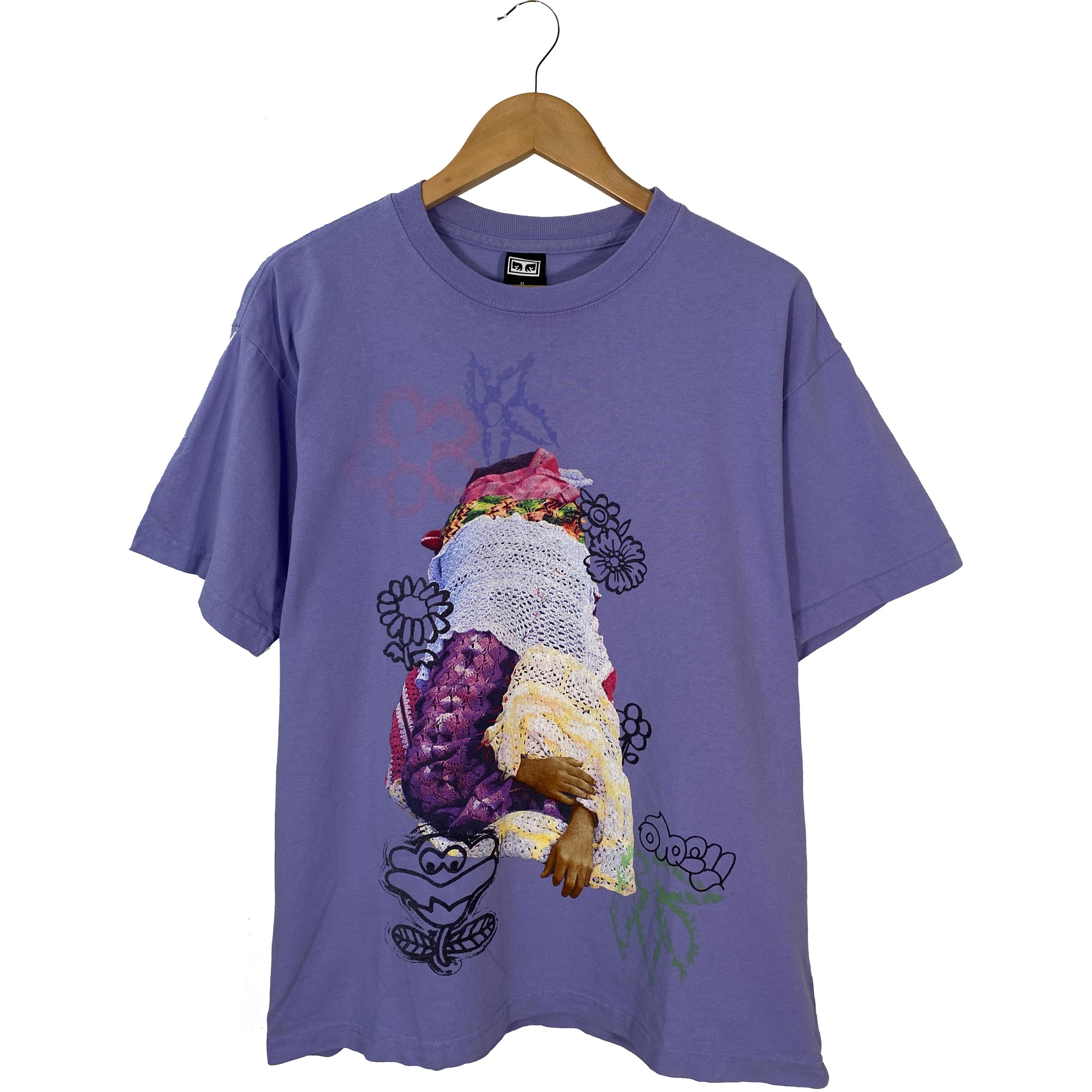 Obey OBEY Blanket Doodle Tee Size M Purple Size US M / EU 48-50 / 2 - 1 Thumbnail