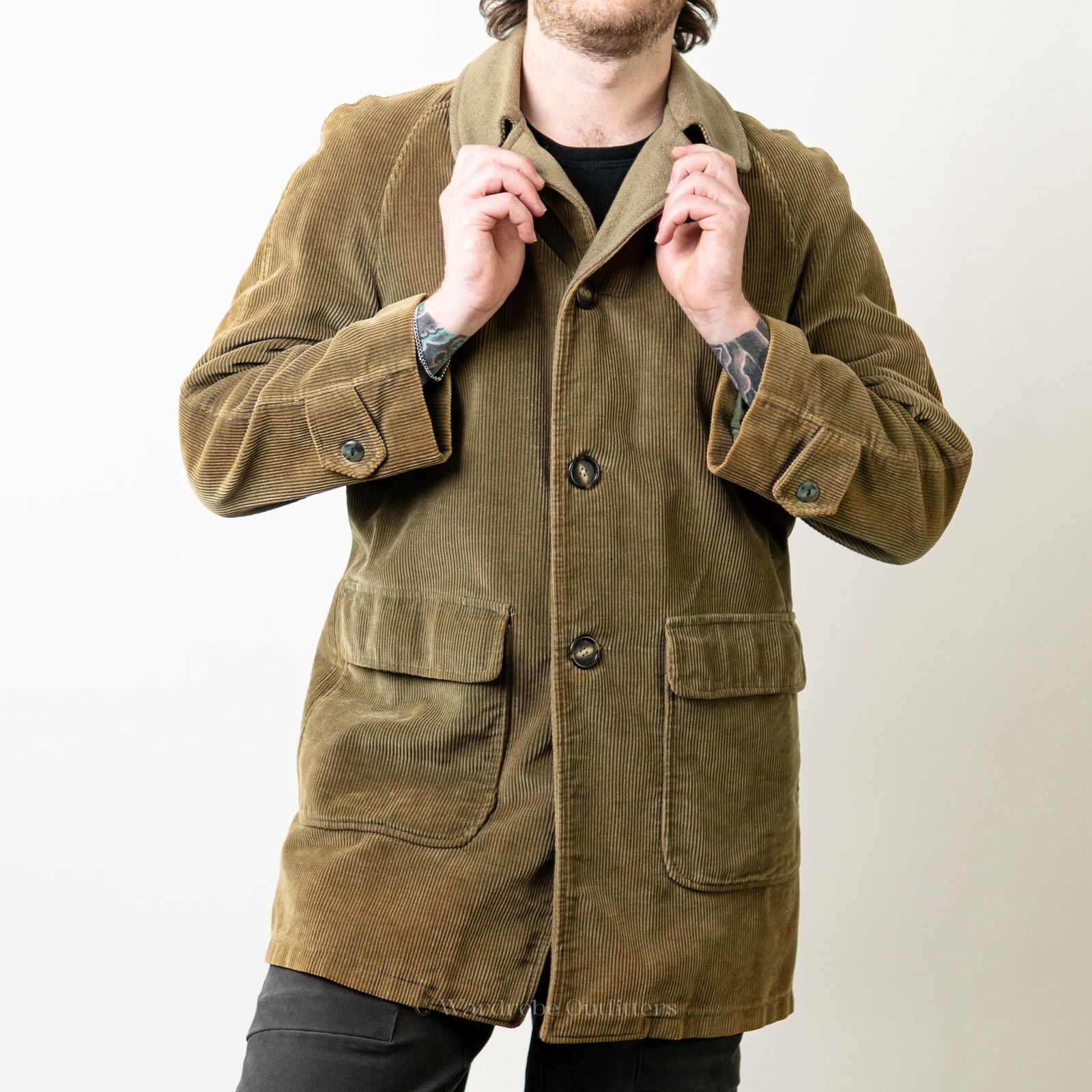 Vintage Vintage 1960's Cresco Corduroy Sherpa Lined Collared Coat Size US M / EU 48-50 / 2 - 11 Thumbnail