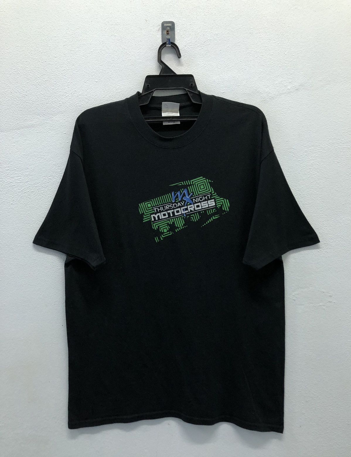 Vintage Vintage Port and Company Thursday Night MX Motocross T-Shirt Size US XL / EU 56 / 4 - 1 Thumbnail