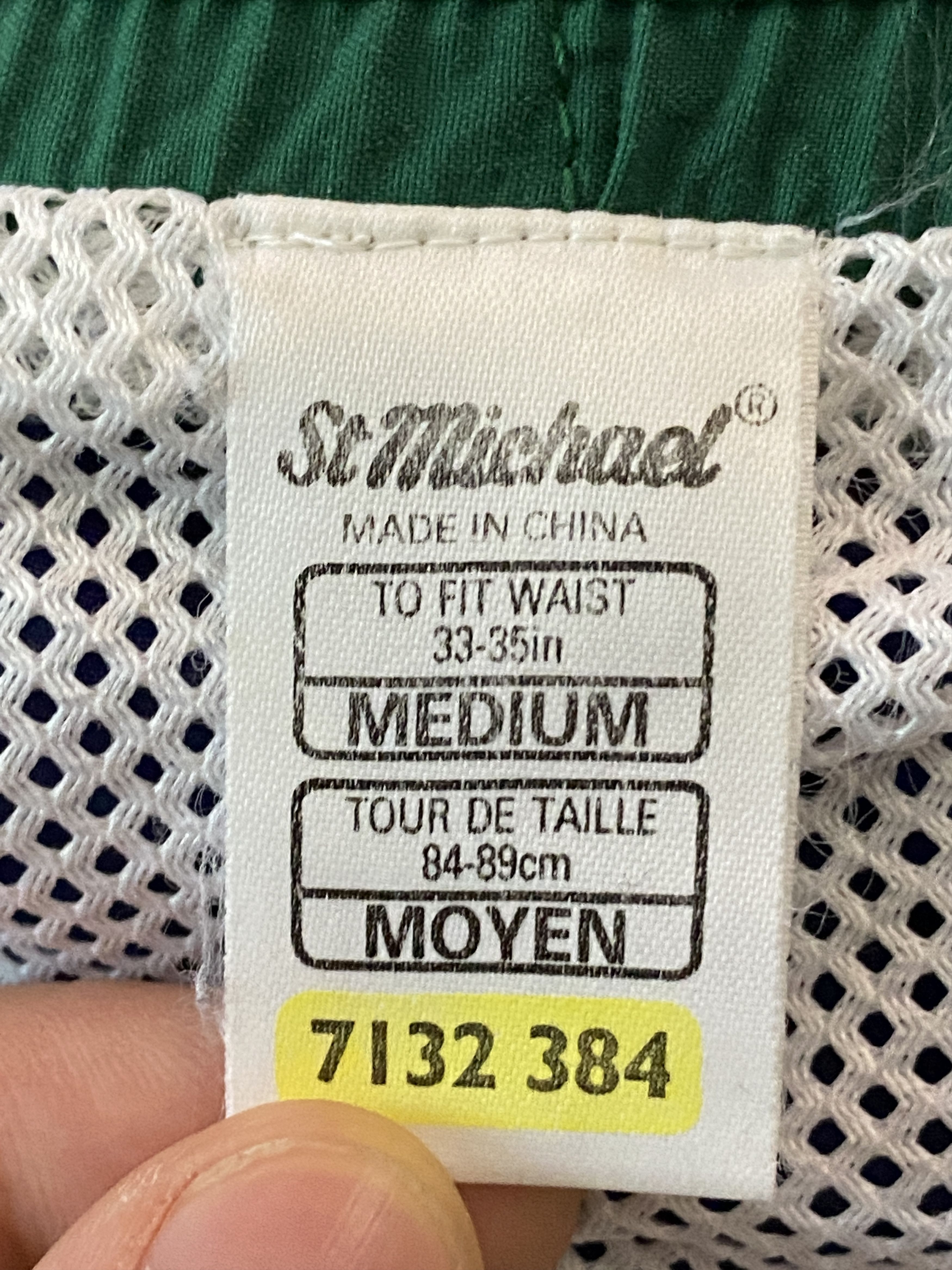 Vintage 90s Vintage Men's Swim Shorts - M 33 - 35 Size US 34 / EU 50 - 4 Thumbnail