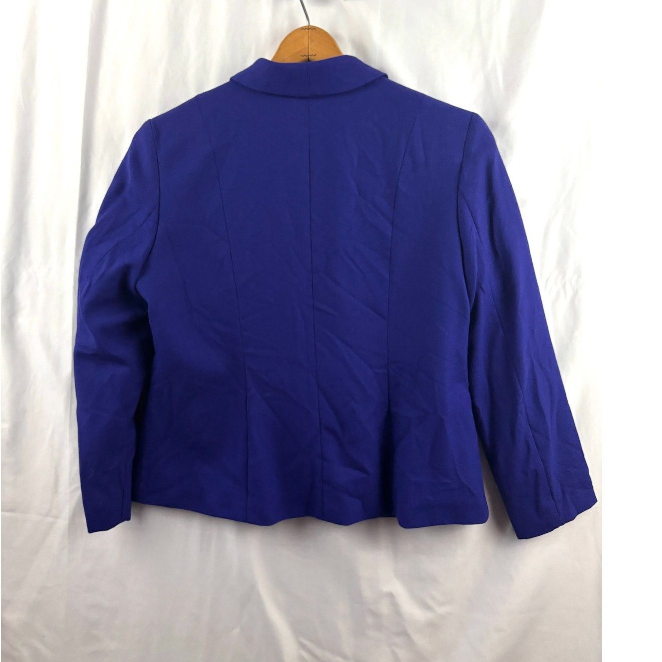 Pendleton VTG 1990s Pendleton Wool Blazer Jacket One-Button Blue 14 Size XL / US 12-14 / IT 48-50 - 9 Thumbnail