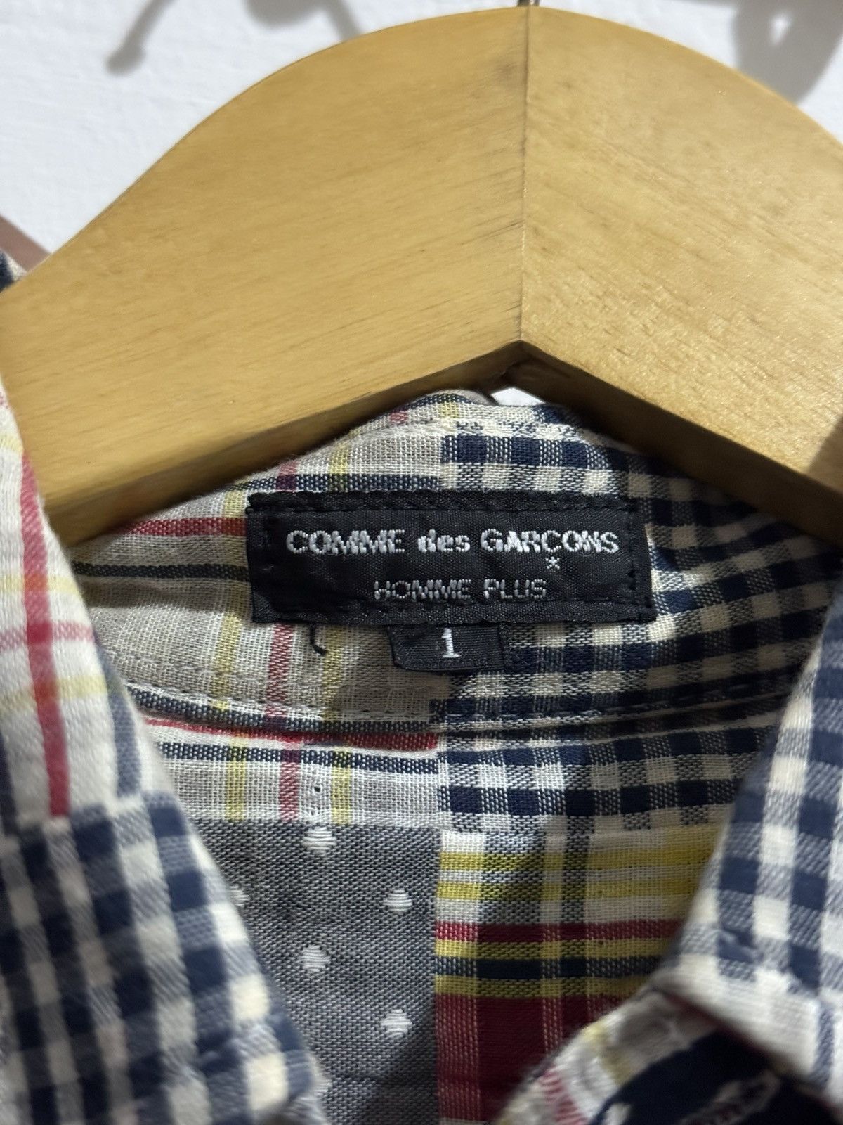 Comme des Garcons COMME DES GARCONS HOMME PLUS PACTHWORK SHIRT Size US M / EU 48-50 / 2 - 5 Thumbnail