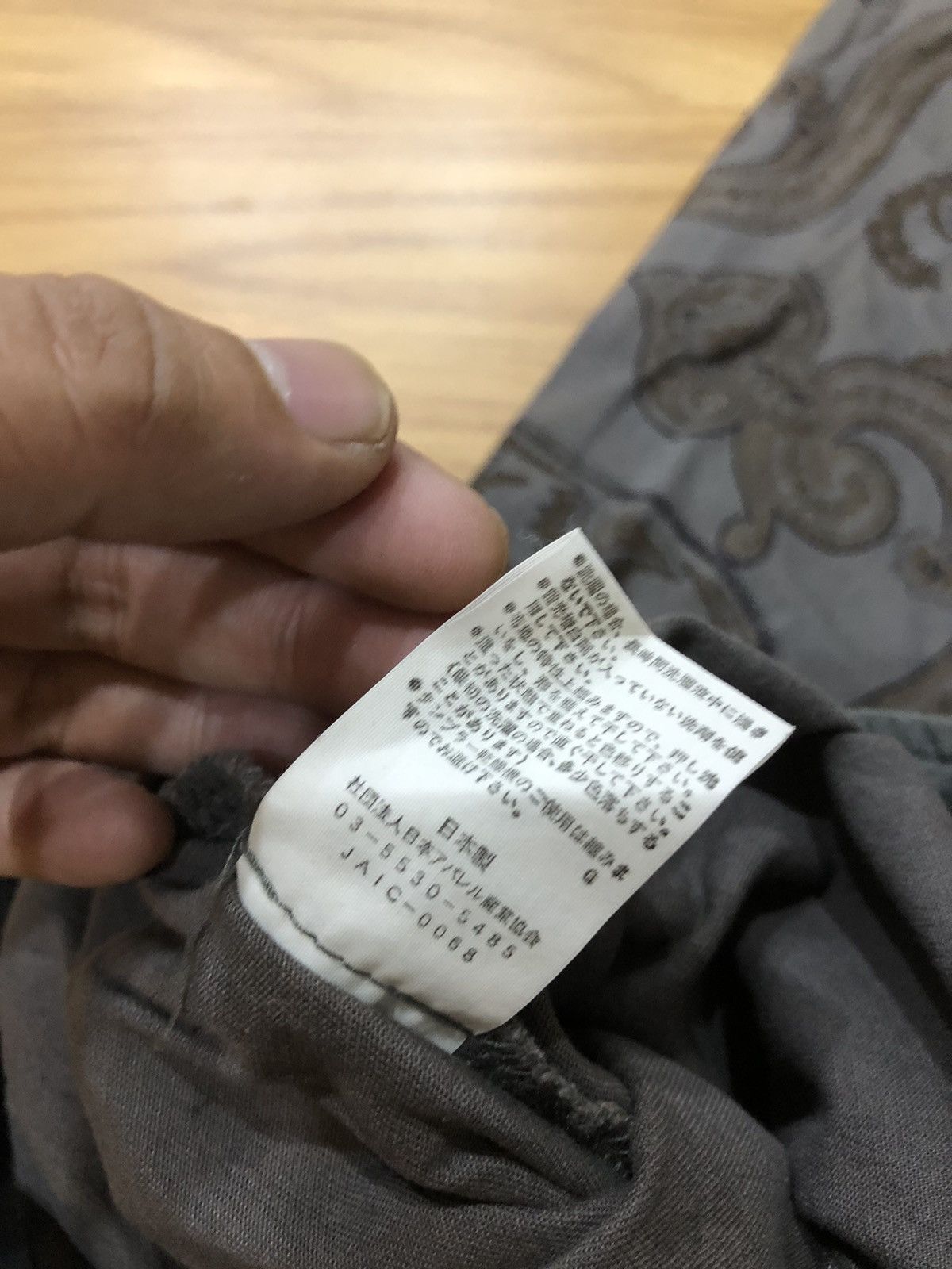 Japanese Brand Kei Hayama Plus Japanese Paisley Pant Size US 30 / EU 46 - 10 Thumbnail