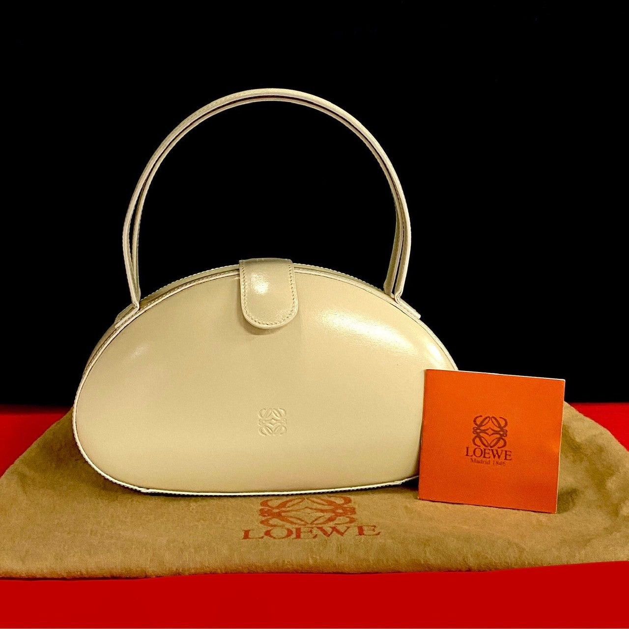 Loewe Loewe Handbag Neutrals Leather Size ONE SIZE - 1 Thumbnail
