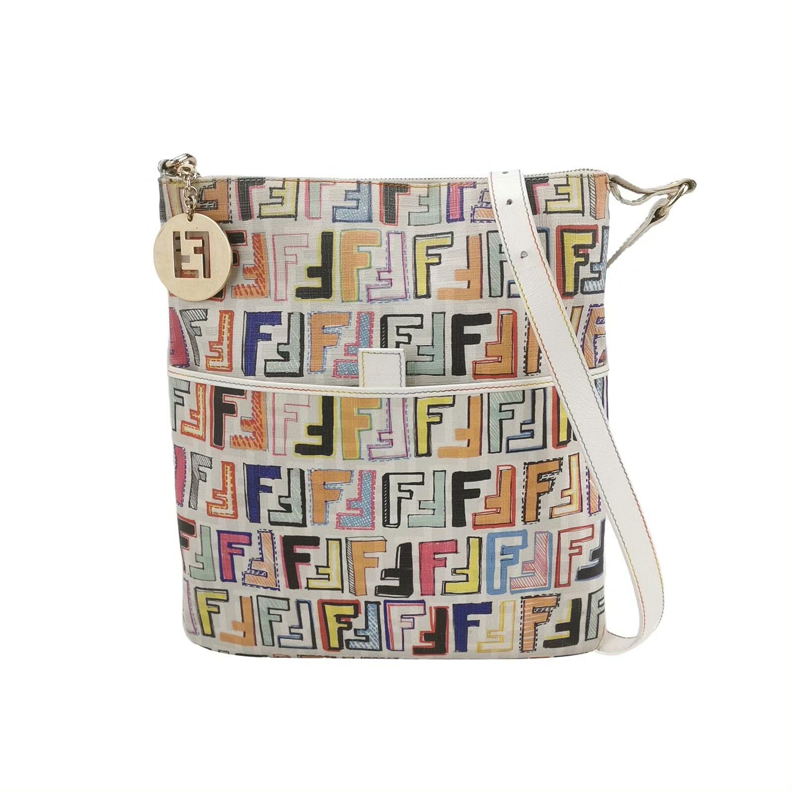 Fendi Graffiti Monogram Shoulder Bag