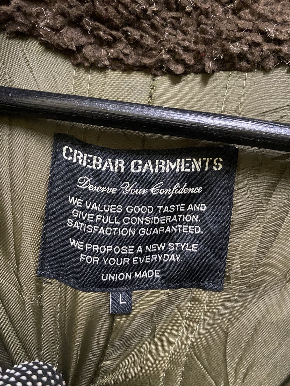 Vintage VINTAGE Y2K CREBAR GARMENT UNION MADE FISHTAIL PARKA Size US L / EU 52-54 / 3 - 4 Thumbnail
