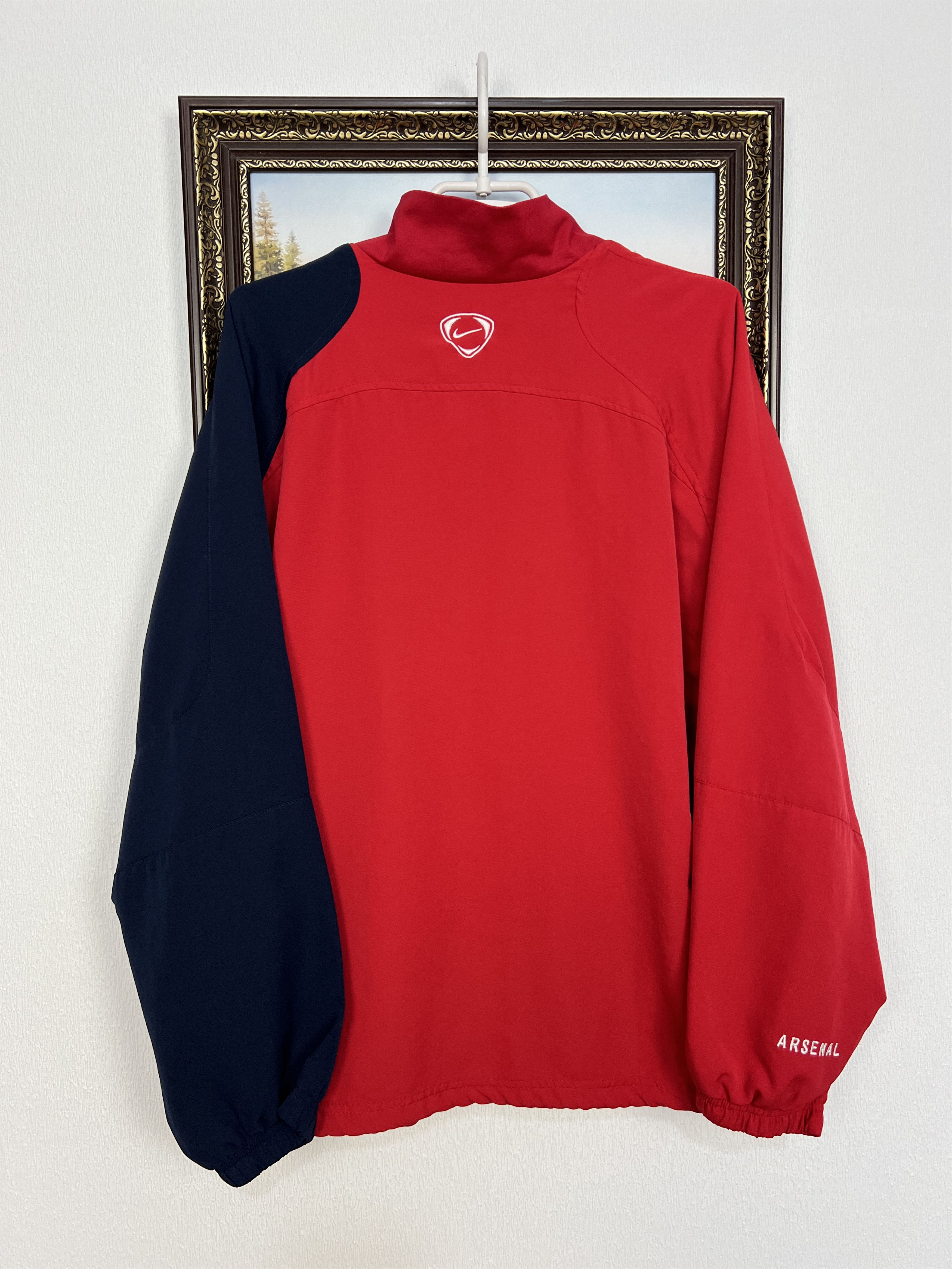 Nike Vintage 2000's Arsenal Jacket Soccer Track Top Gunners Rare Size US L / EU 52-54 / 3 - 9 Thumbnail