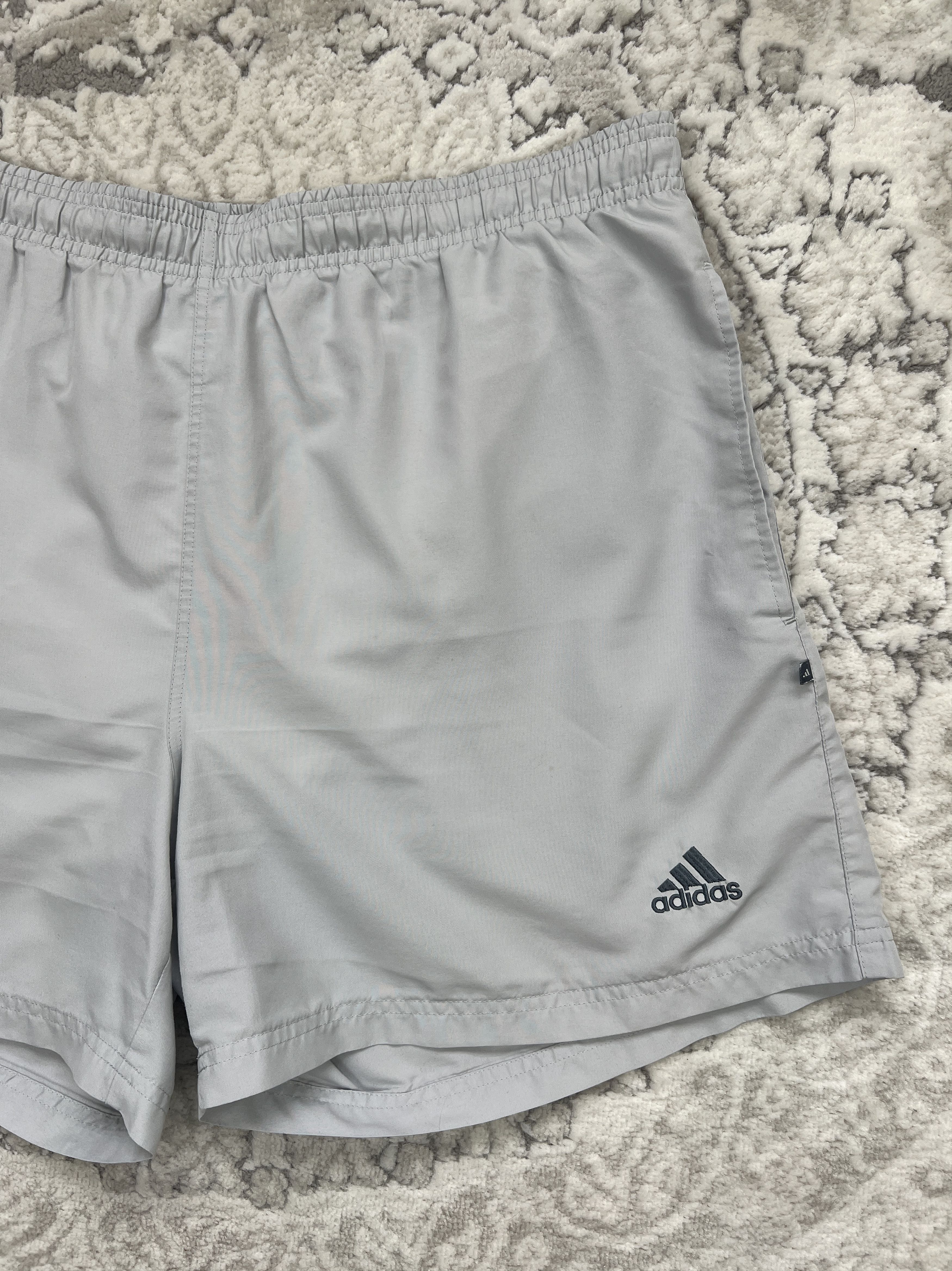 Adidas Adidas Y2K Light Grey Swim Shorts Size US 34 / EU 50 - 3 Thumbnail